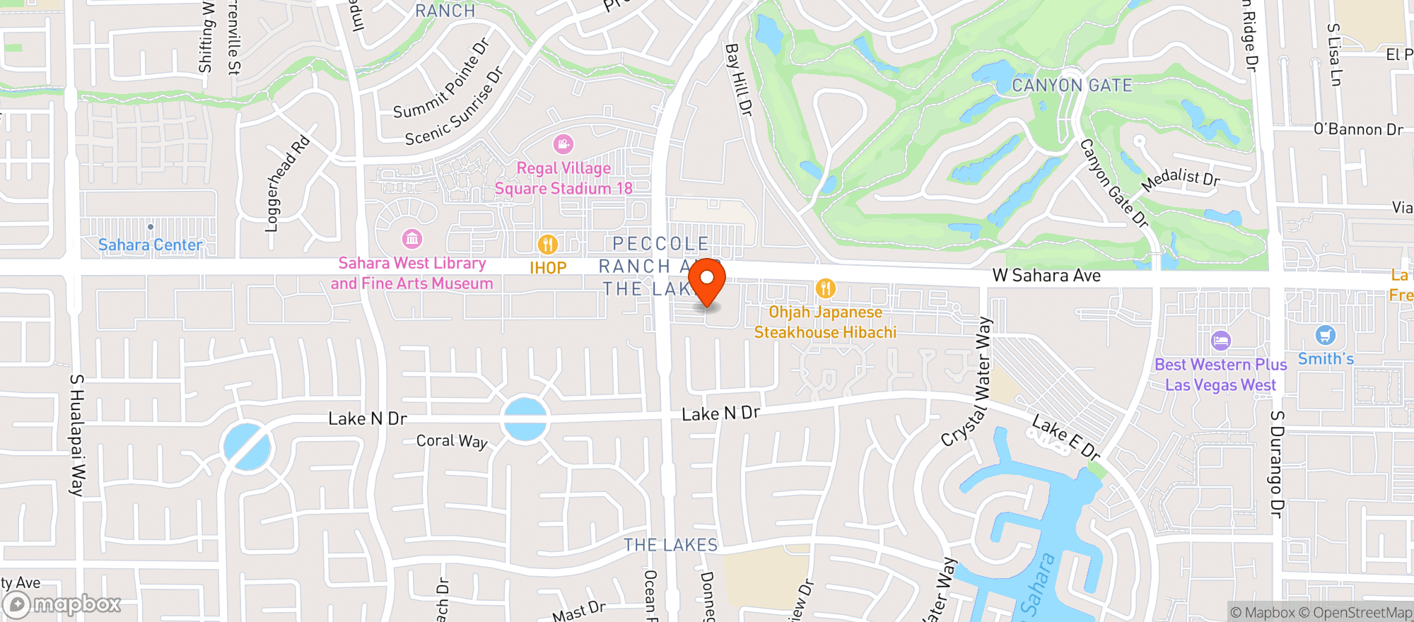 Map showing Albertsons