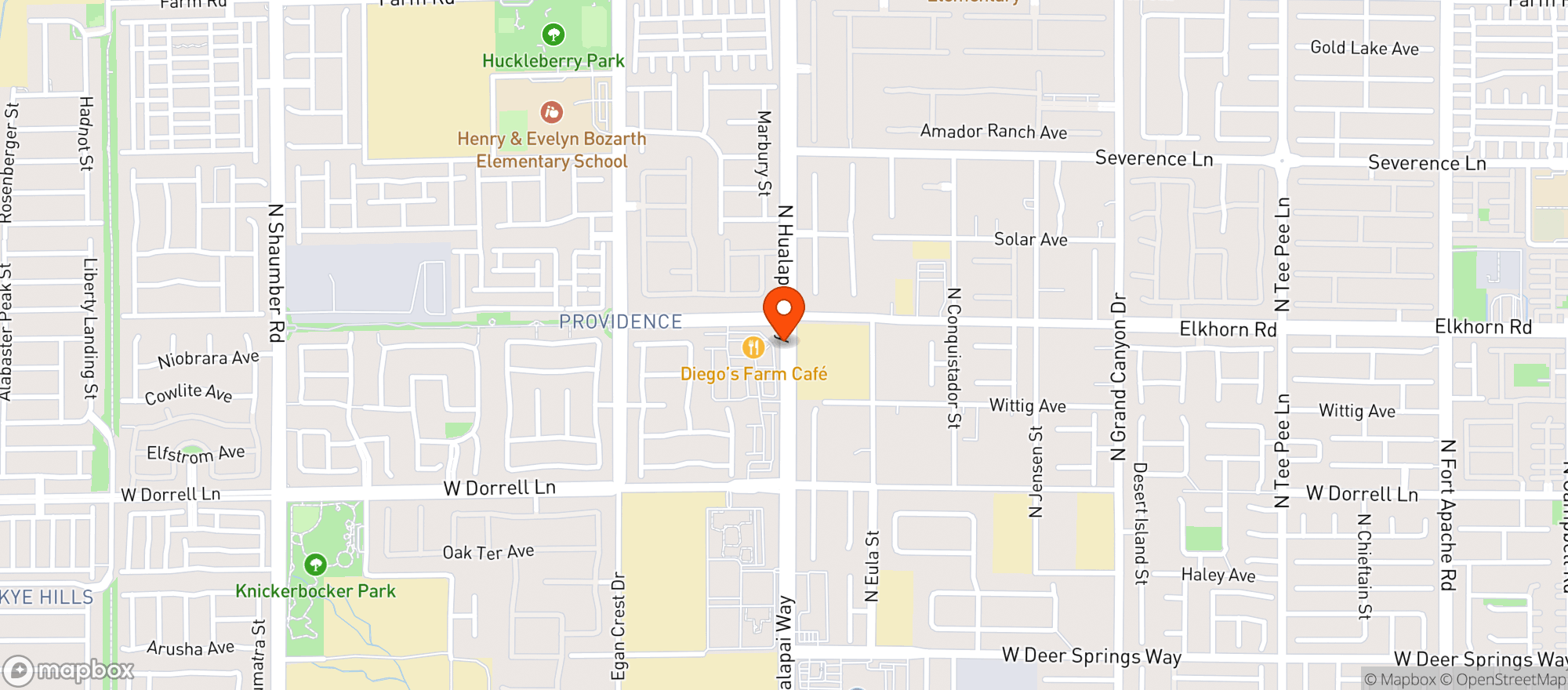 Map showing DESERT PIT STOP - NP, Desert Pitstop