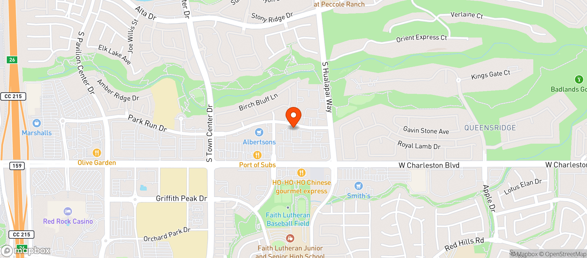 Map showing Vegas Dryshop LLC
