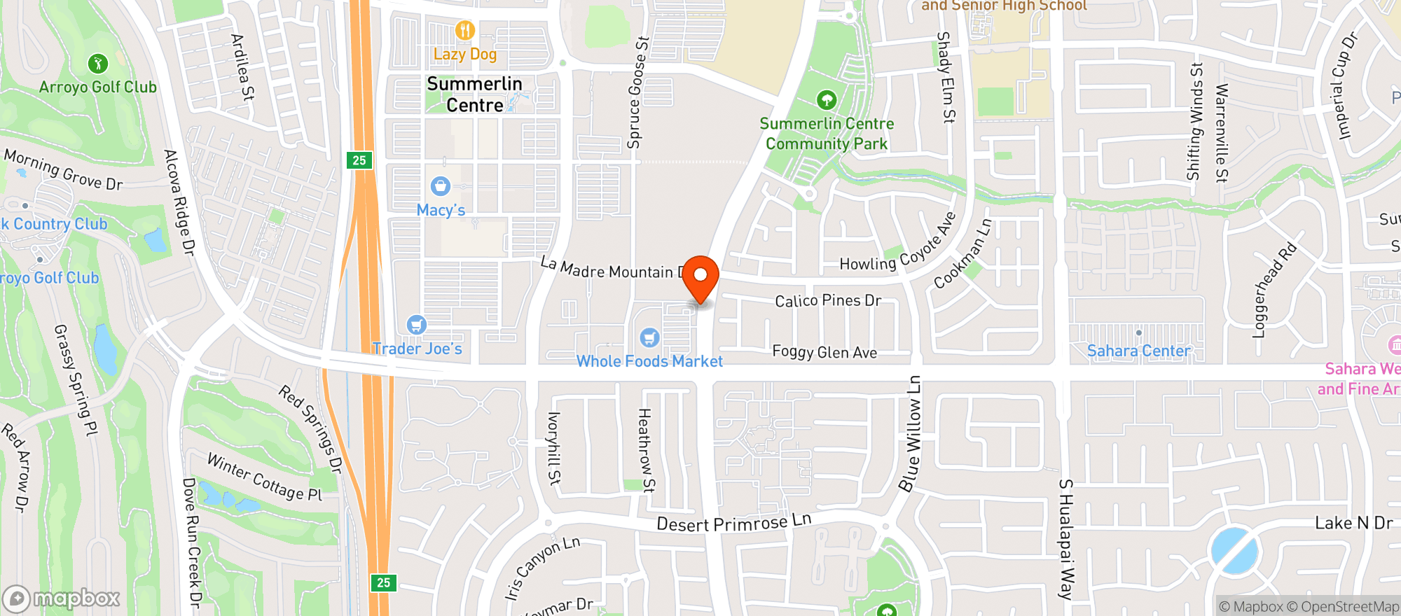 Map showing Whole Foods Market