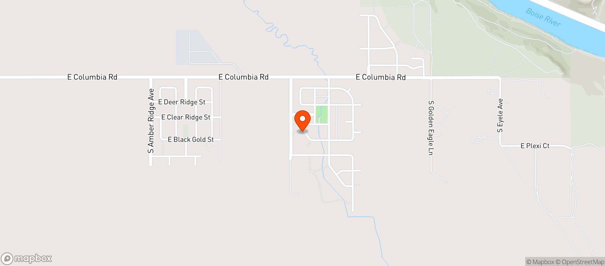 Map showing Fast Eddys - Boise - Ridge Way