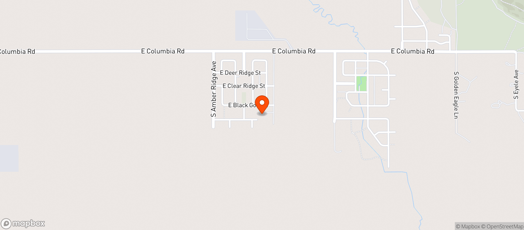Map showing The Holistic Ranch