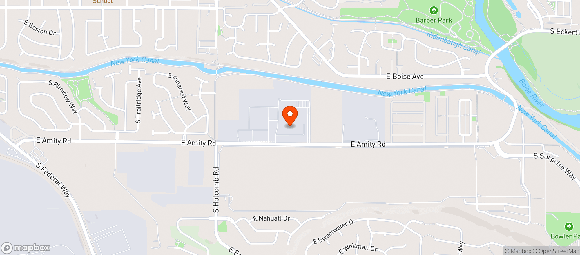 Map showing Hayden Beverage Special #00215
