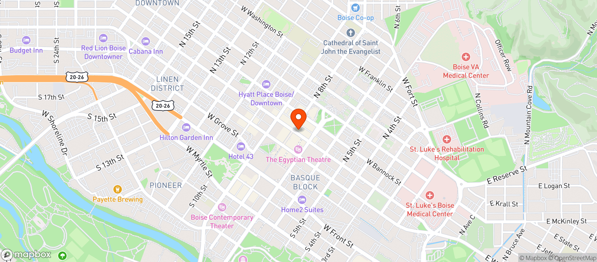 Map showing Pho Nouveau