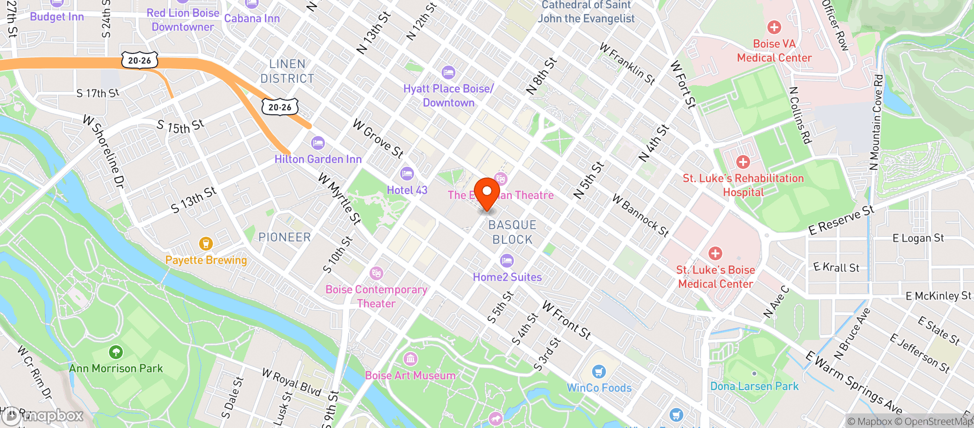 Map showing Bar Gernika