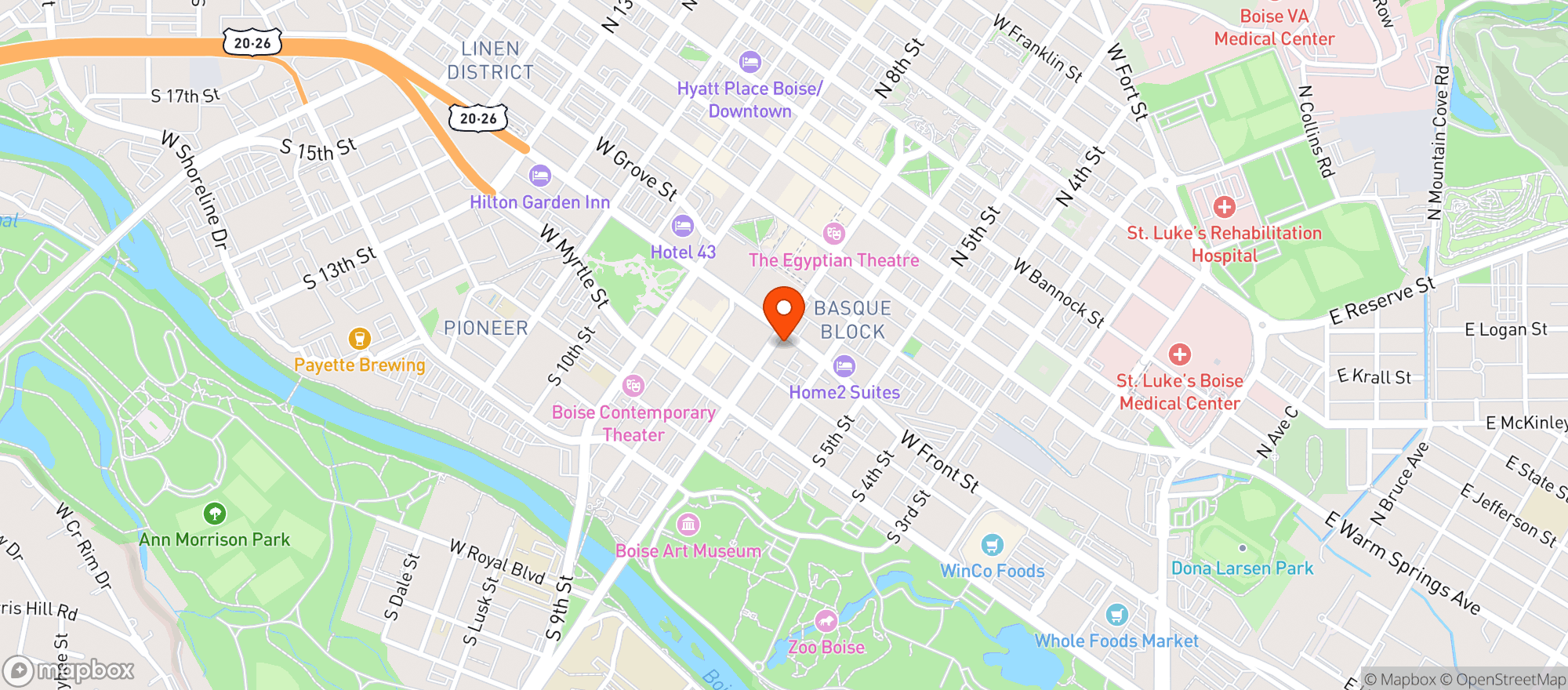 Map showing Trader Joes #360