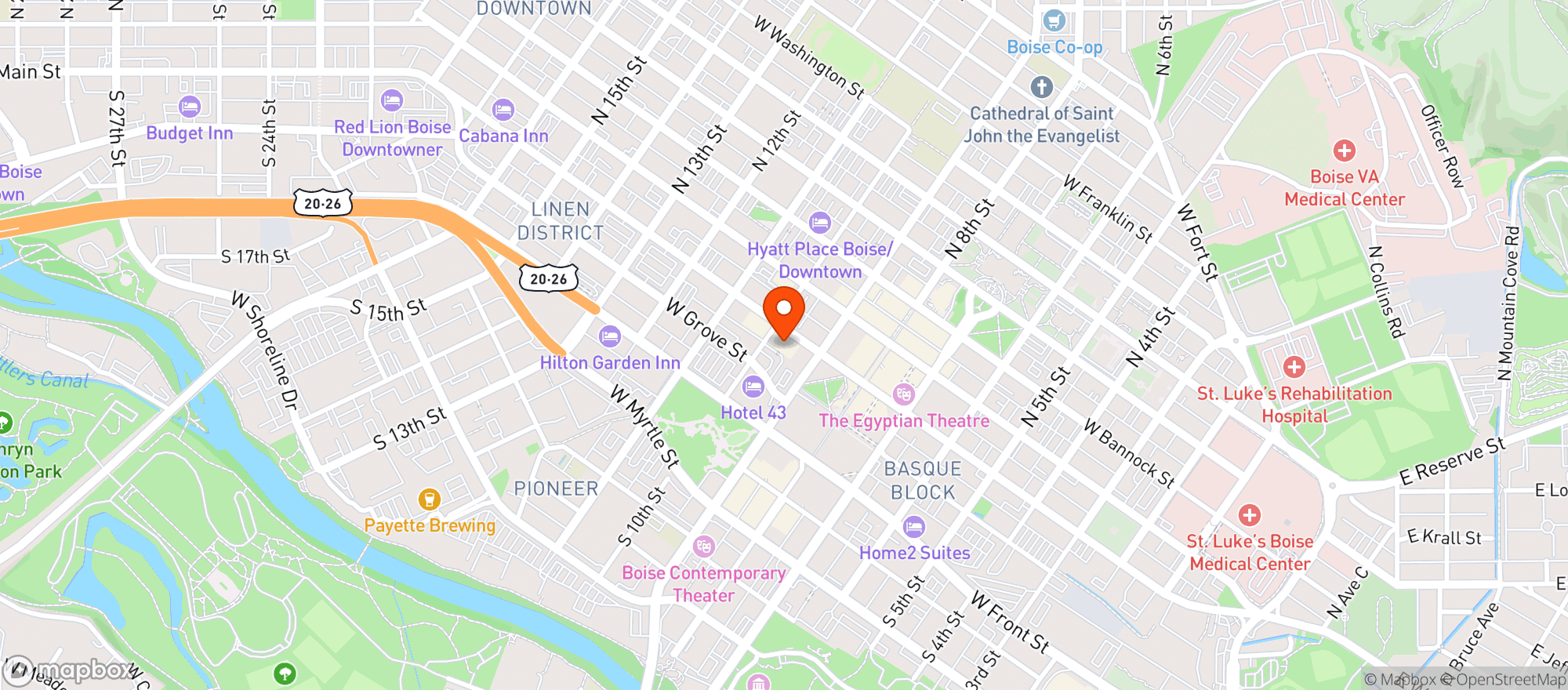 Map showing Kin