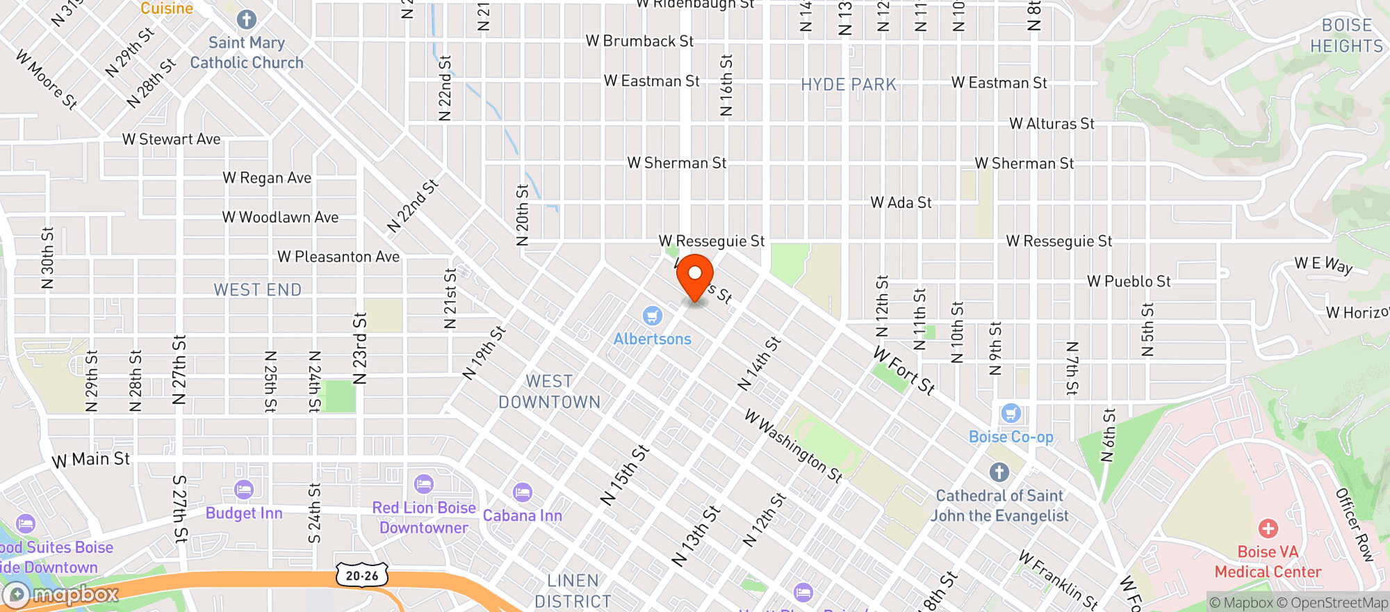 Map showing Blake.Bird