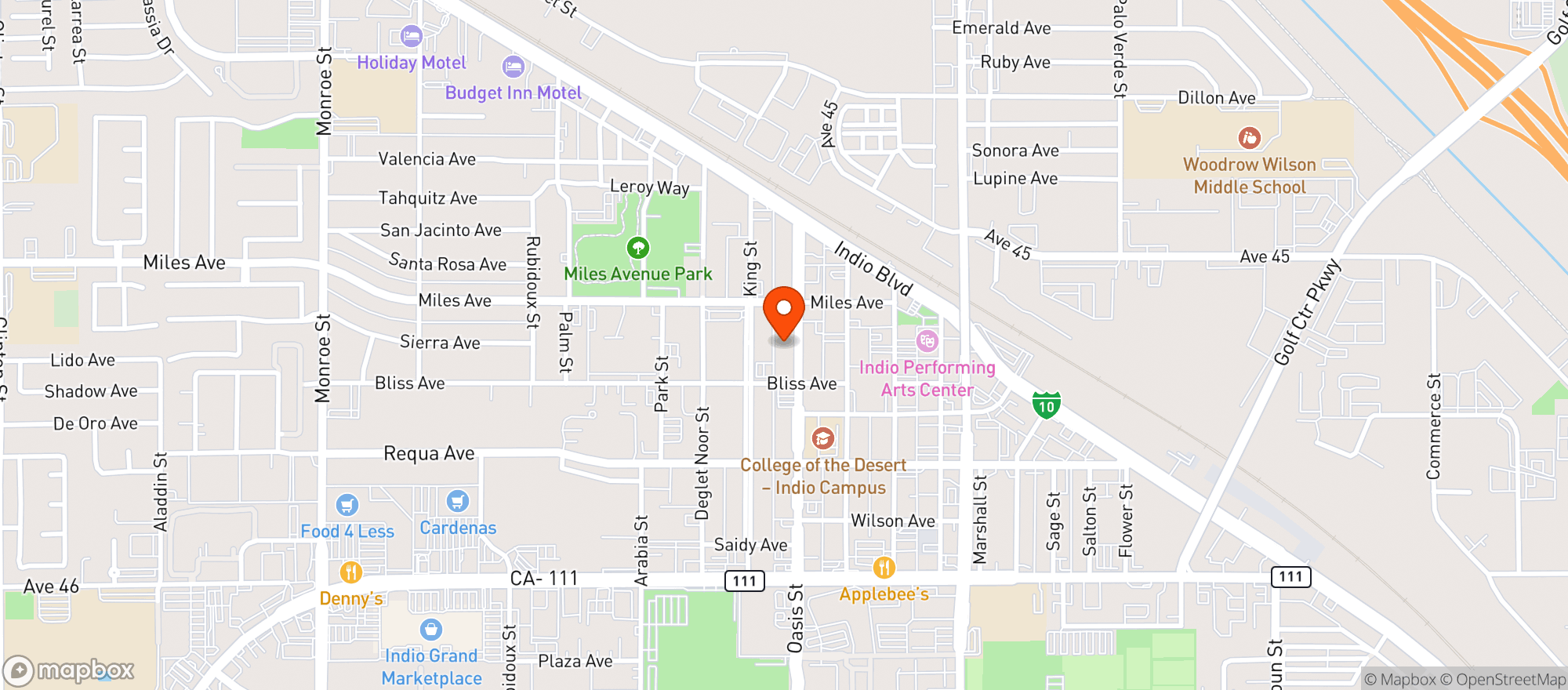 Map showing Culture - Indio