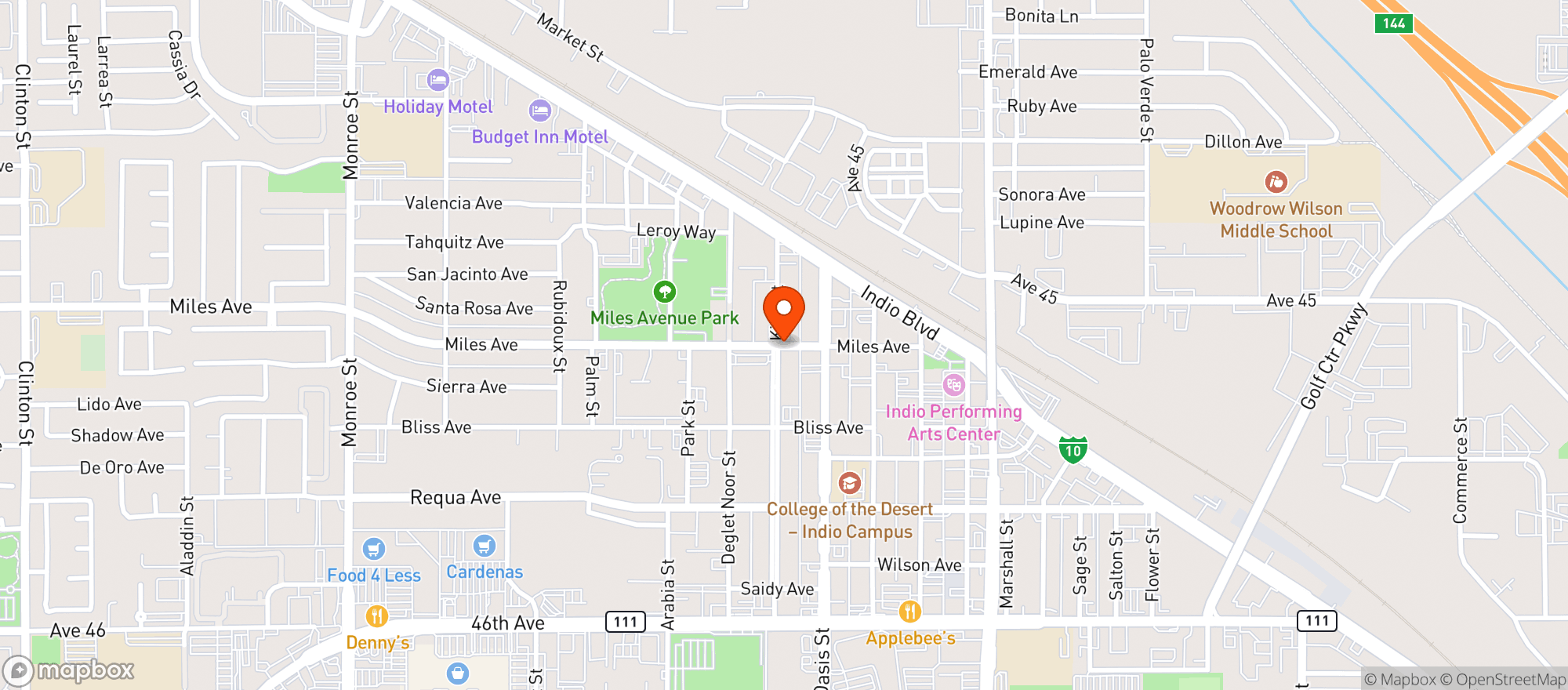 Map showing Quick & Easy