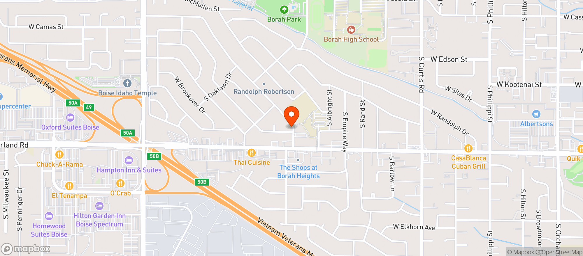 Map showing Elyse Matthews Beauty