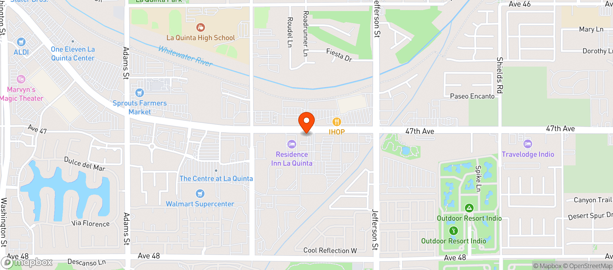 Map showing BevMo
