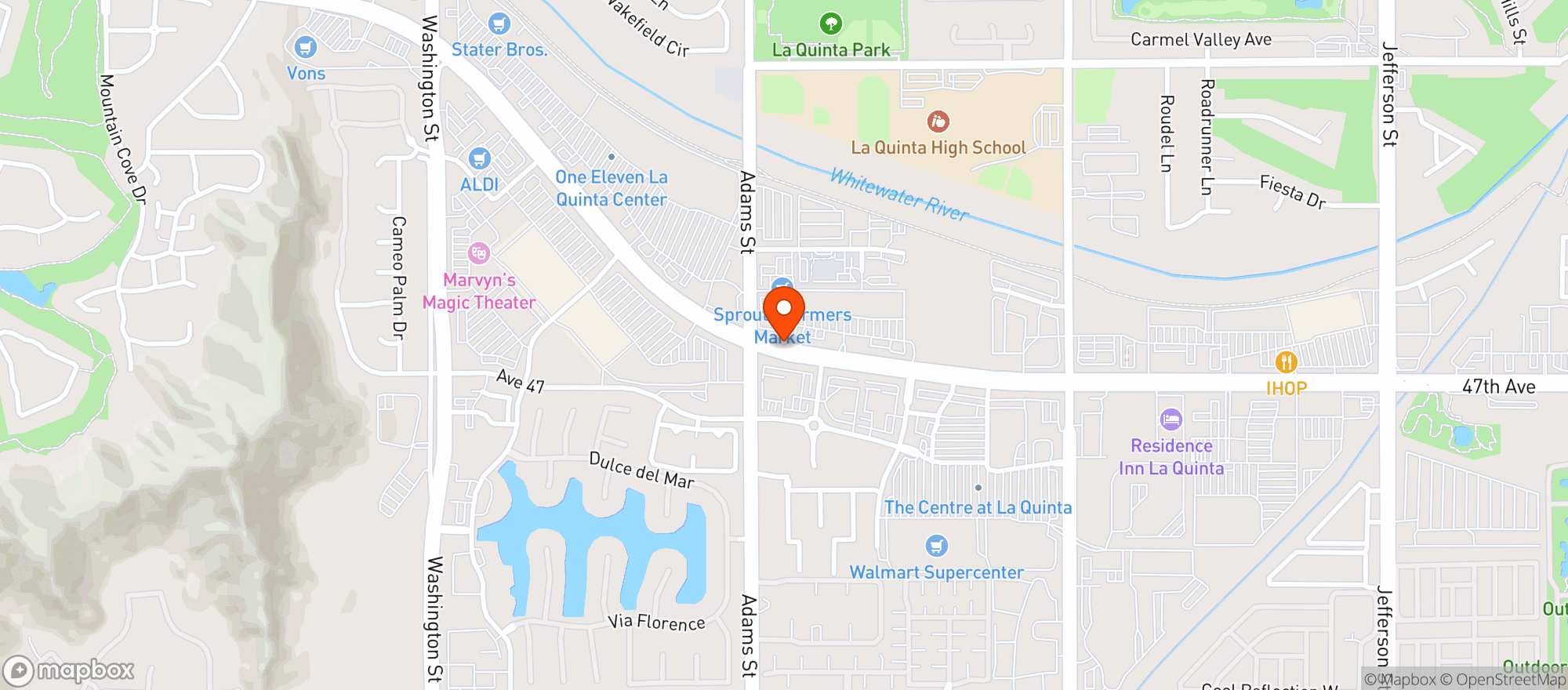 Map showing SPROUTS FARMERS MARKET