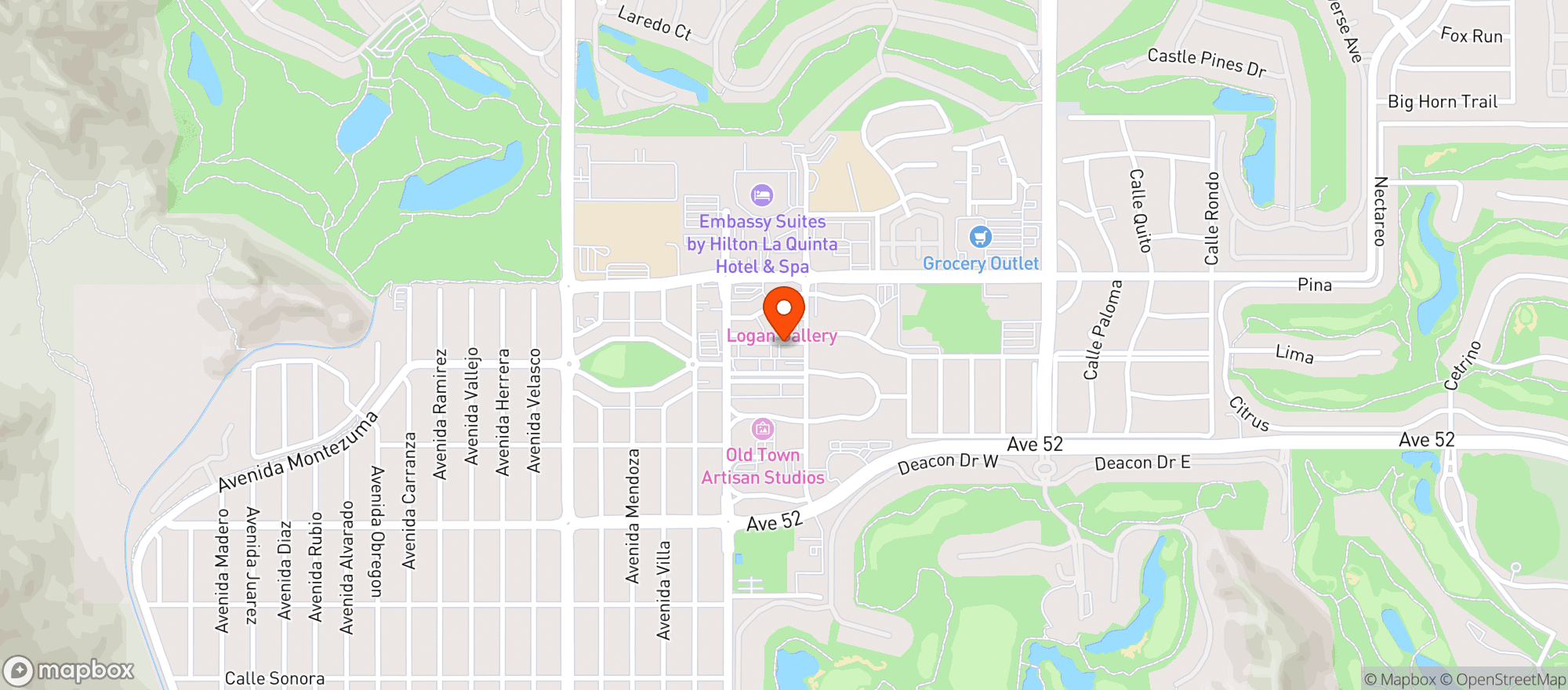 Map showing Fortuns Kitchen Bar