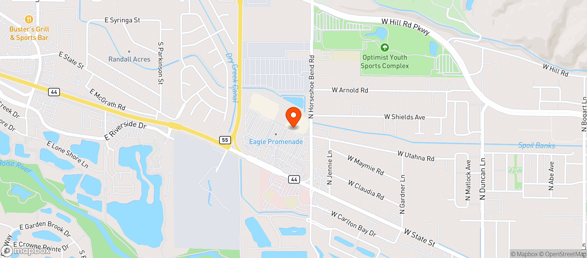 Map showing Winco Foods #27
