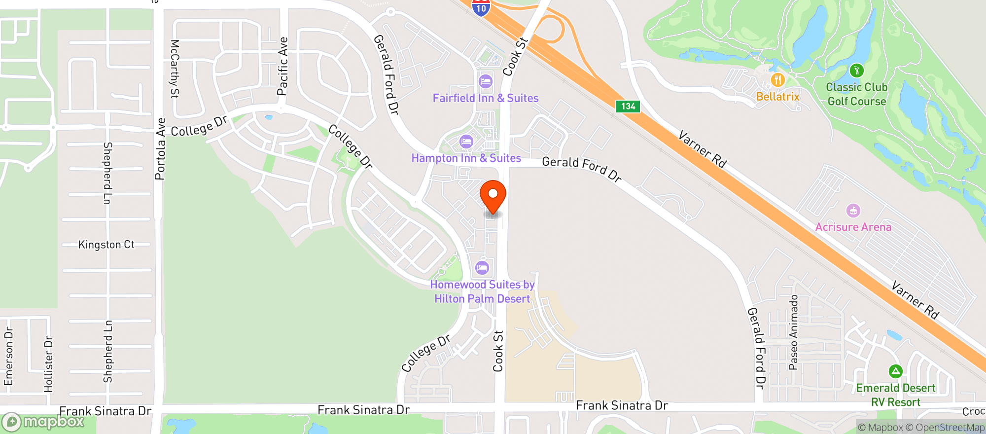 Map showing University Food Mart_3