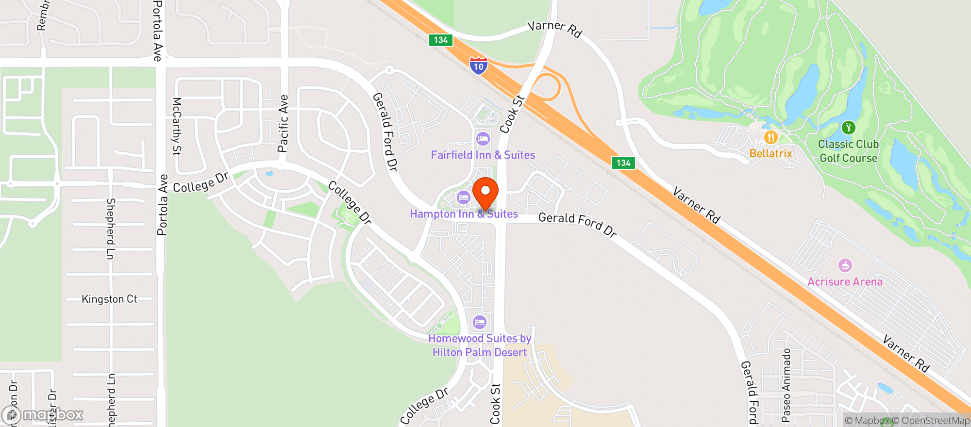 Map showing Ampm