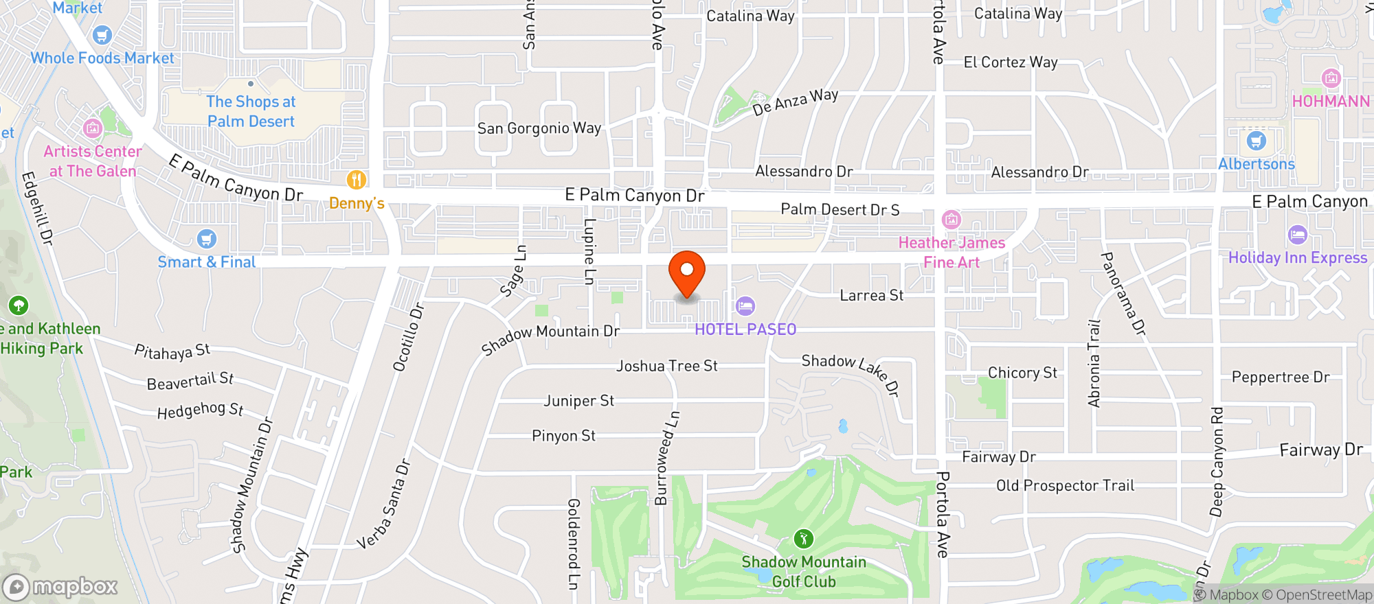 Map showing Tommy Bahama
