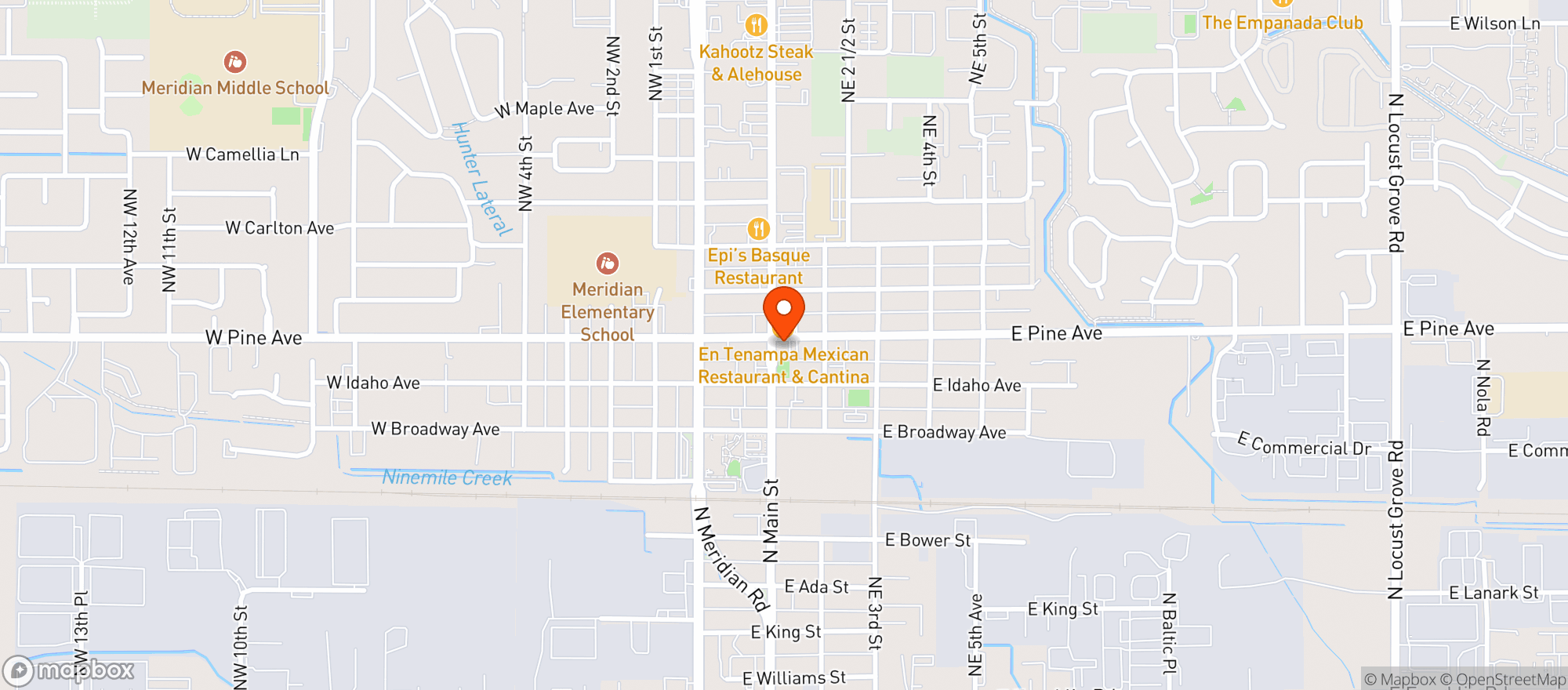 Map showing Level Up Lounge