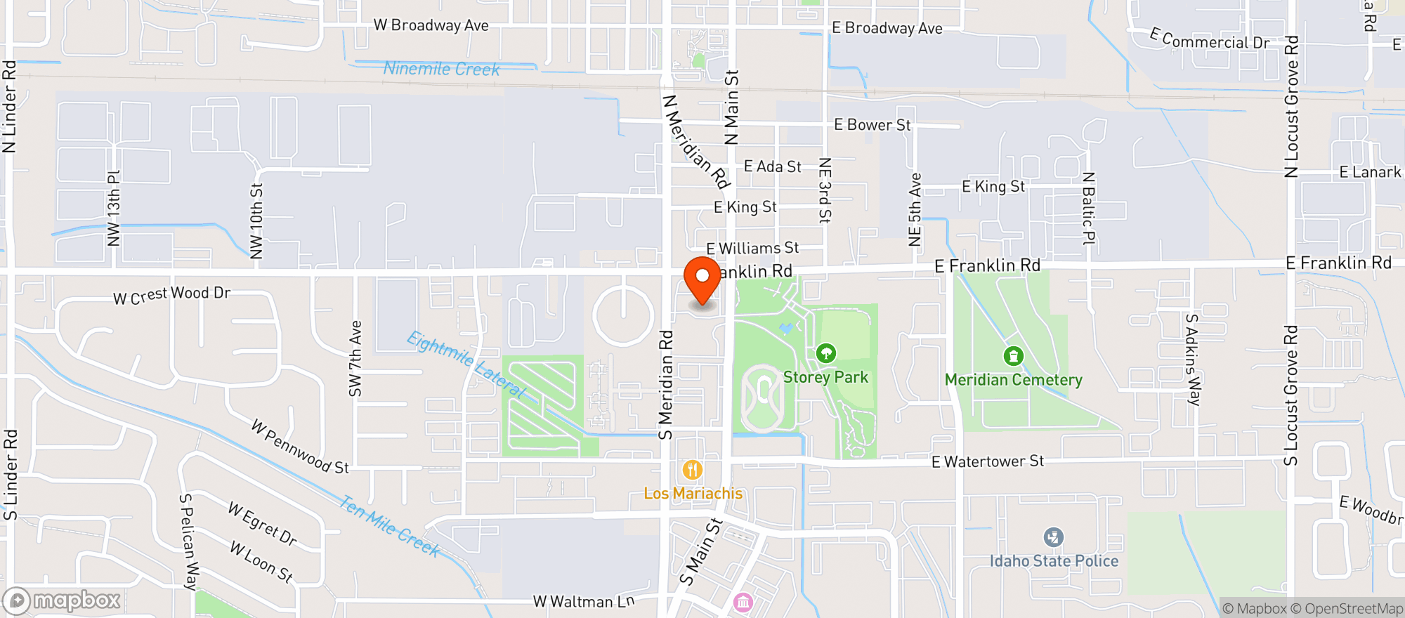 Map showing Maverik Country Store #563