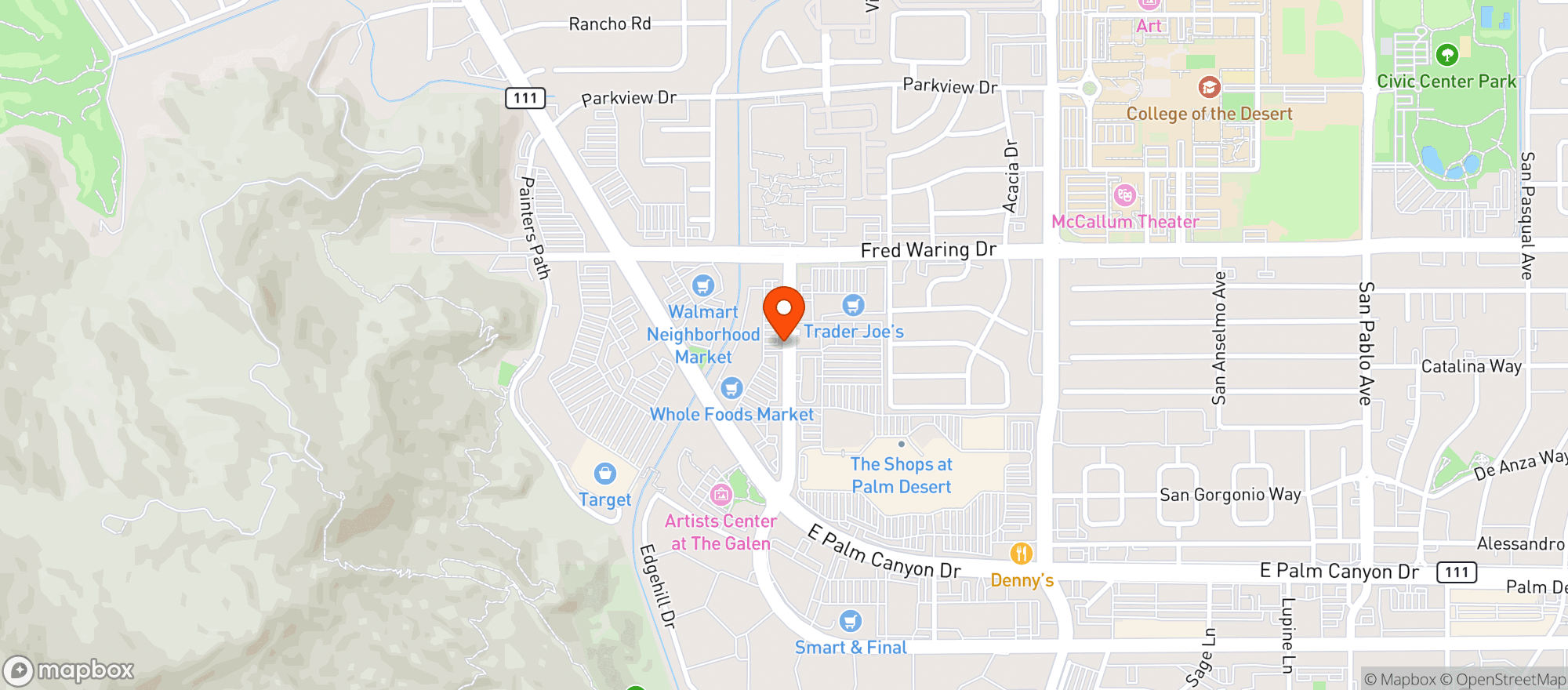 Map showing Gnc
