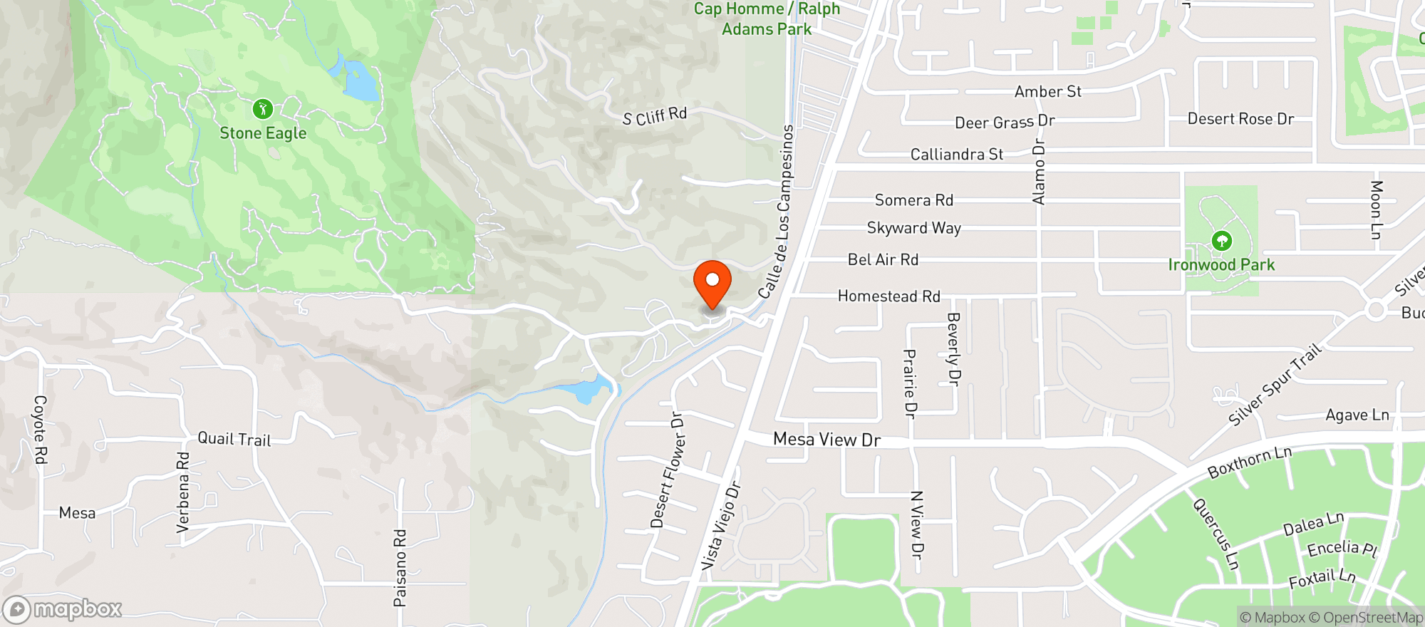 Map showing Stone Eagle Golf Club
