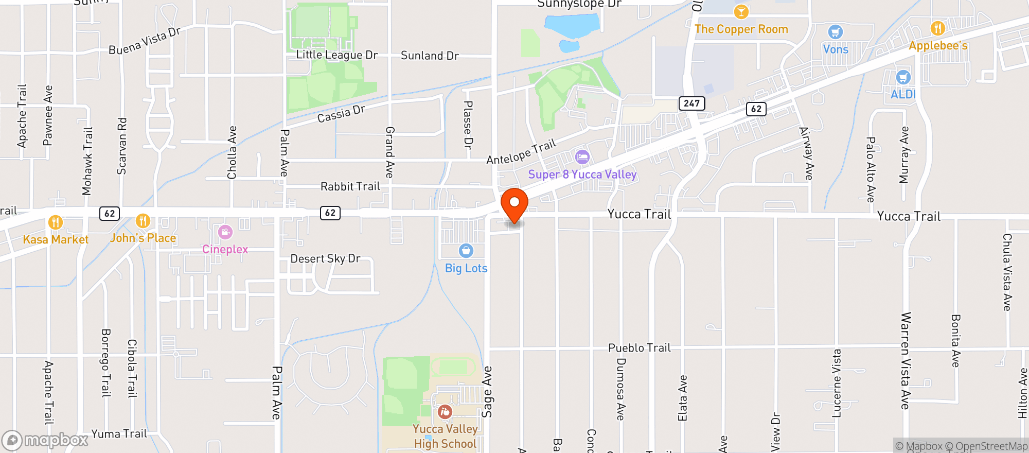 Map showing 2 Guys Pies