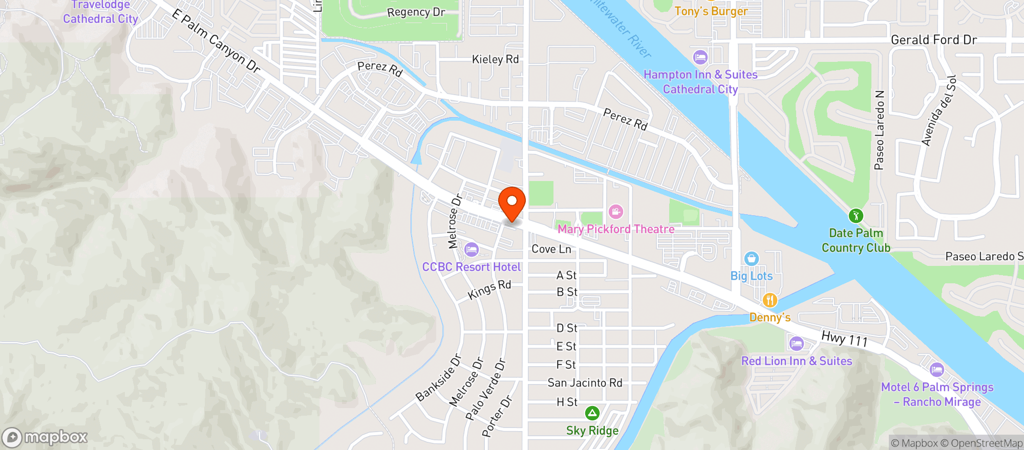 Map showing Cat City Liquor