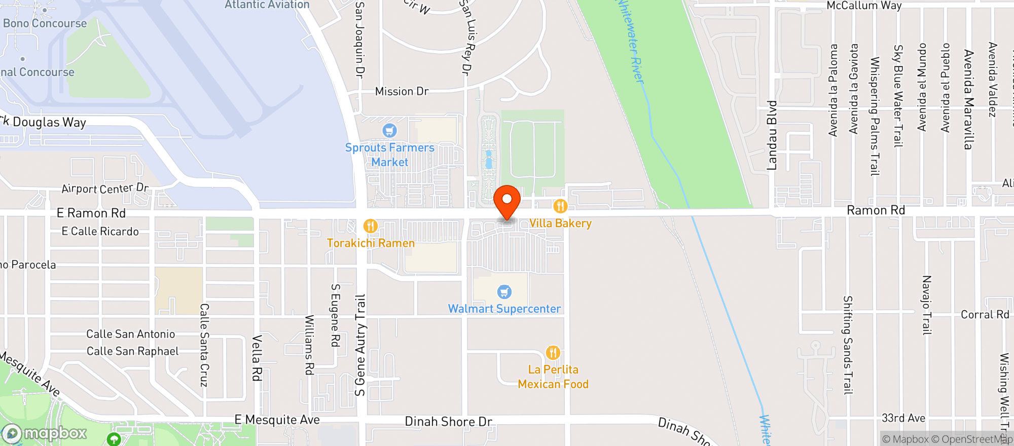 Map showing Walmart Supercenter