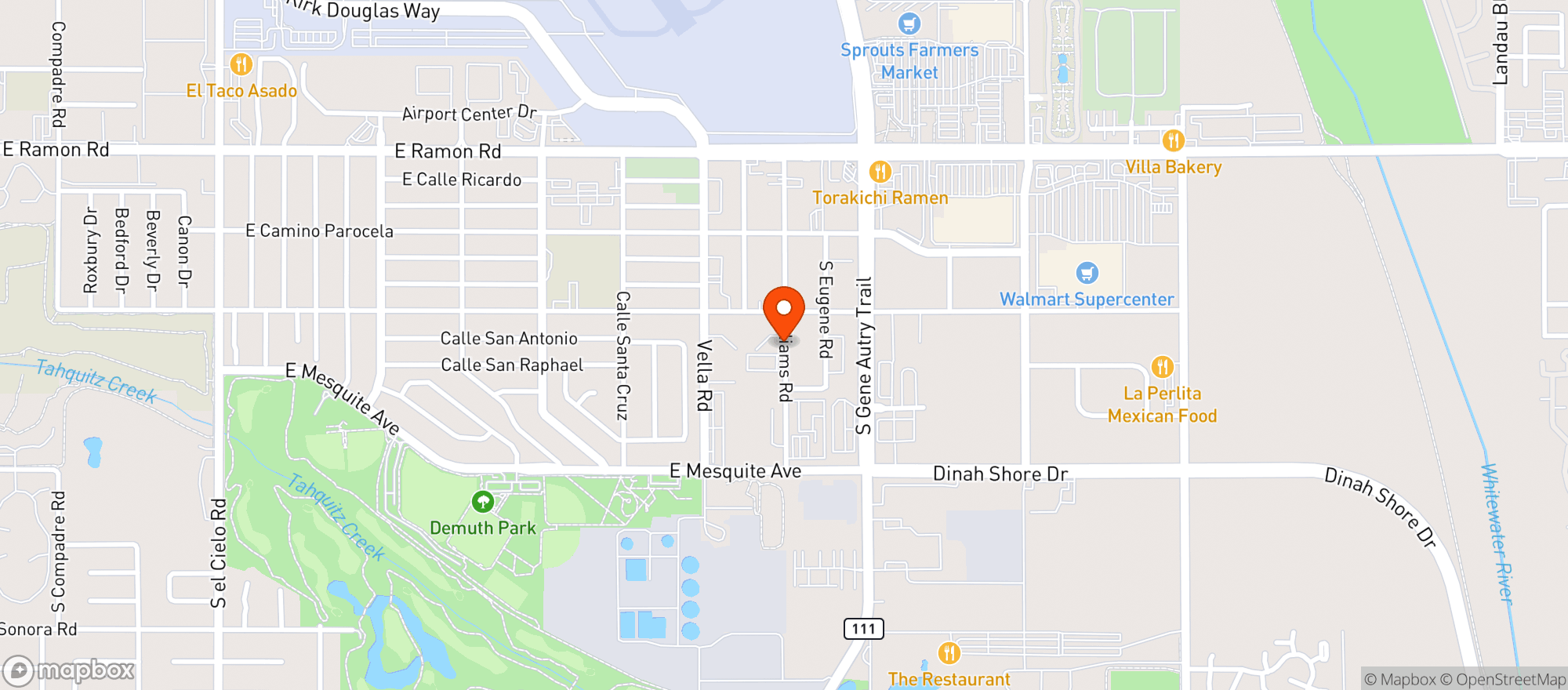 Map showing Off The Charts - Dispensary and Lounge