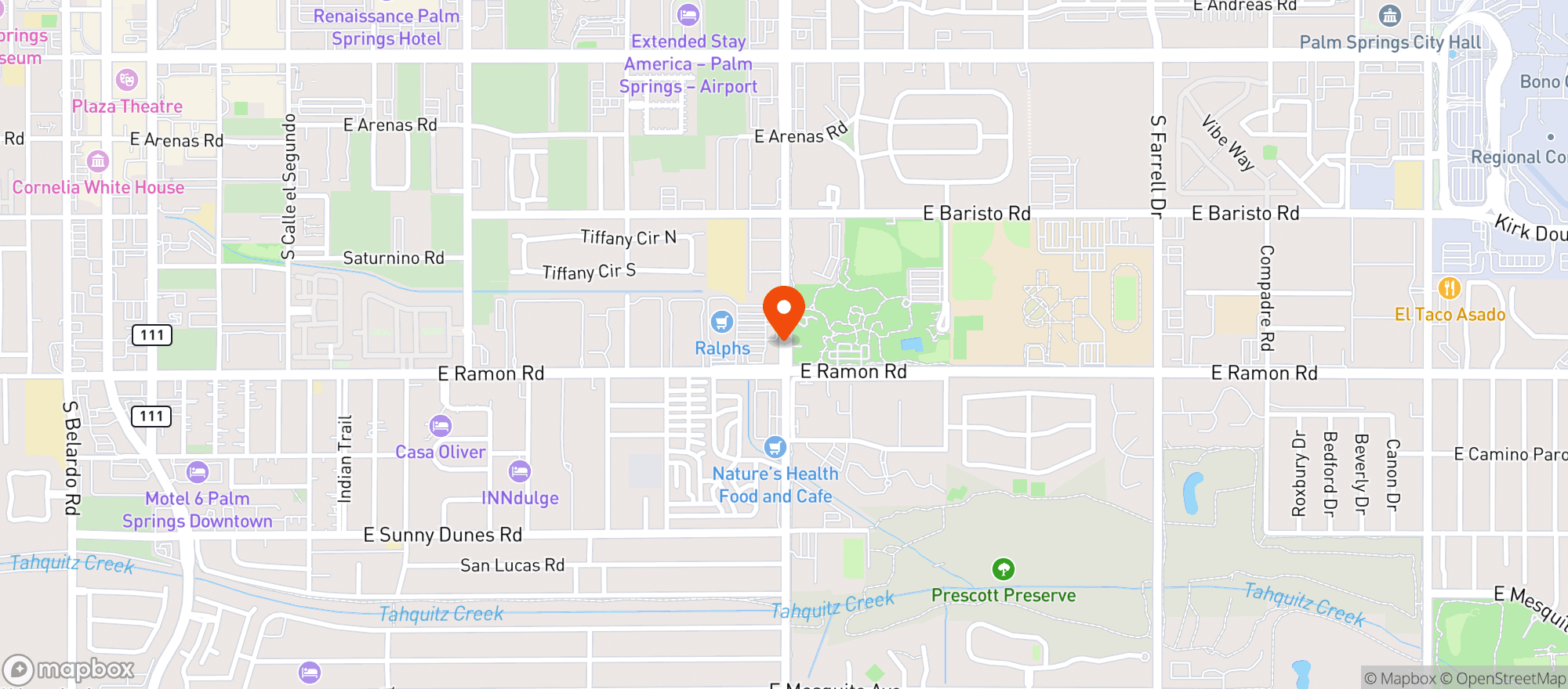 Map showing Ralphs