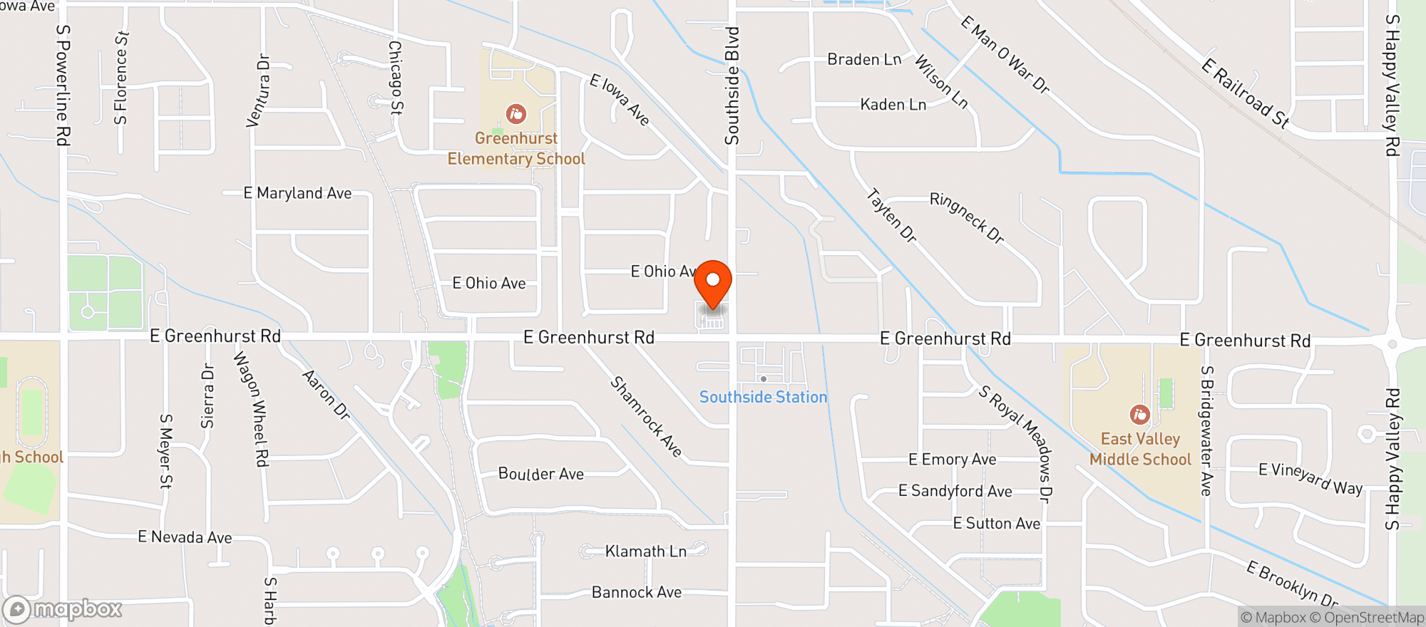 Map showing Jacksons Food Store #198