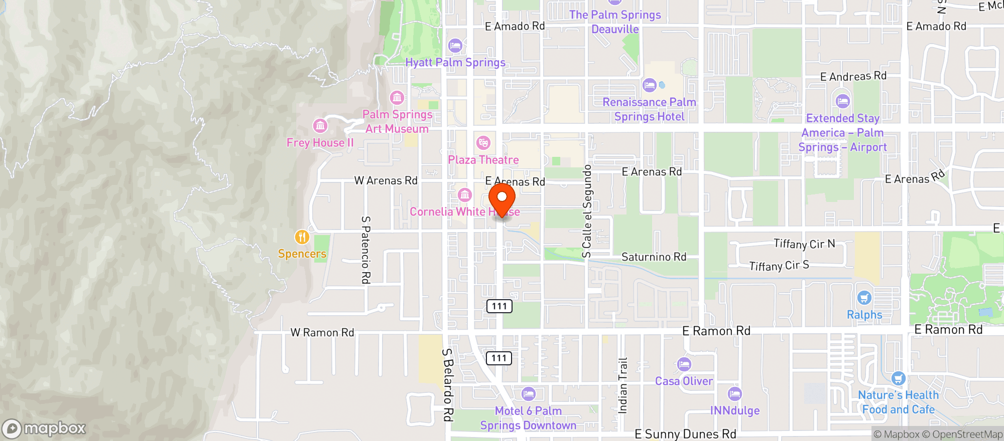 Map showing Drift Hotels