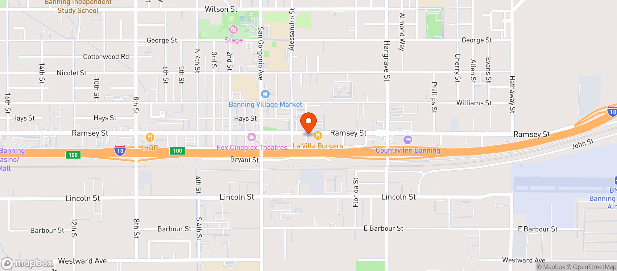 Map showing 4 Bros Liquor #4
