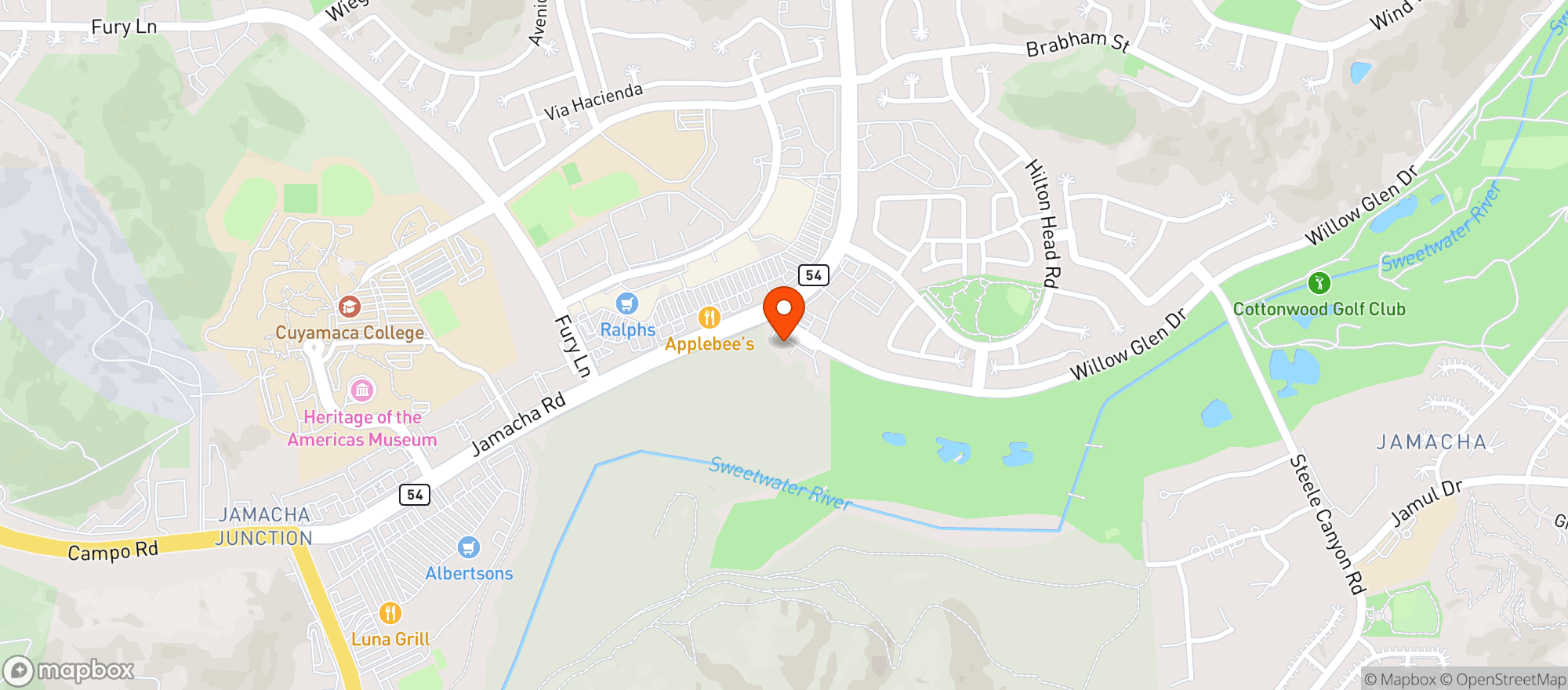 Map showing BevMo