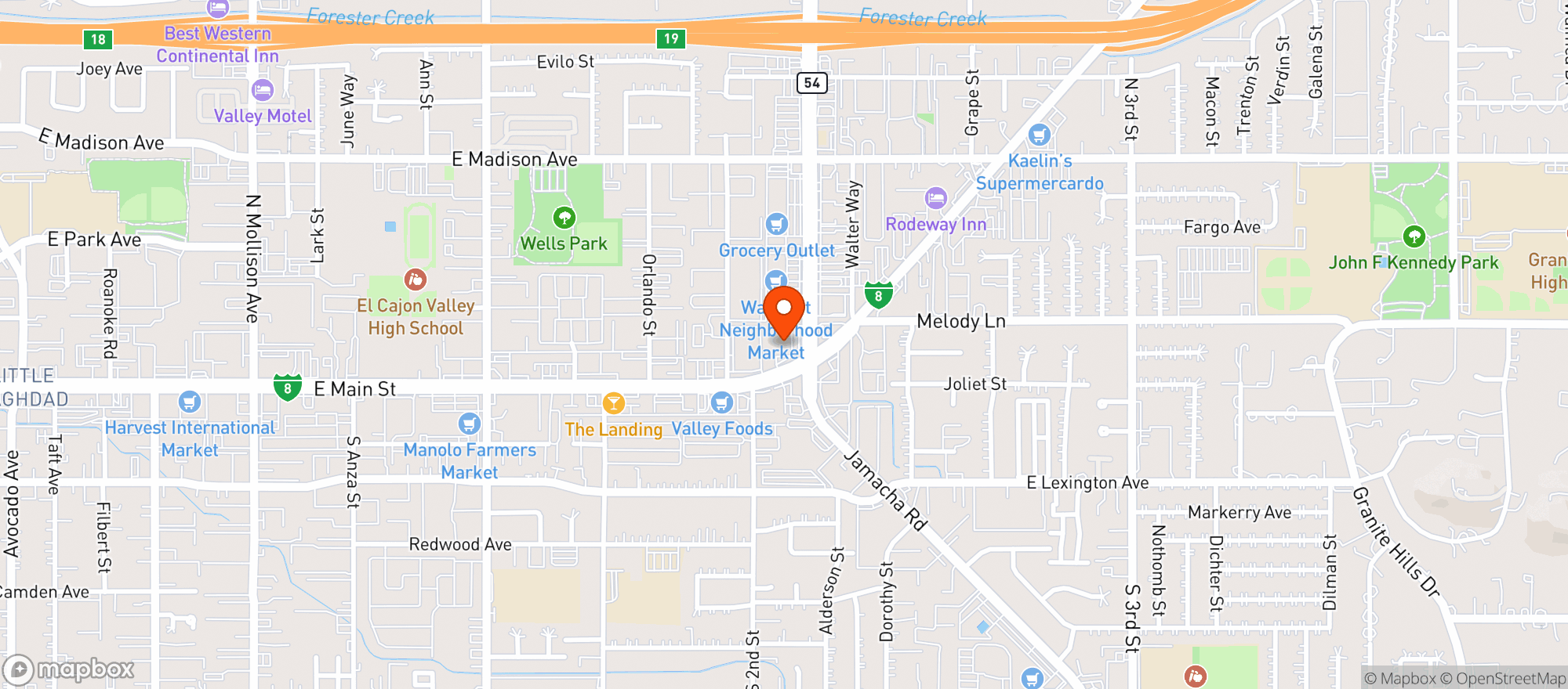 Map showing Sprouts Farmers Market