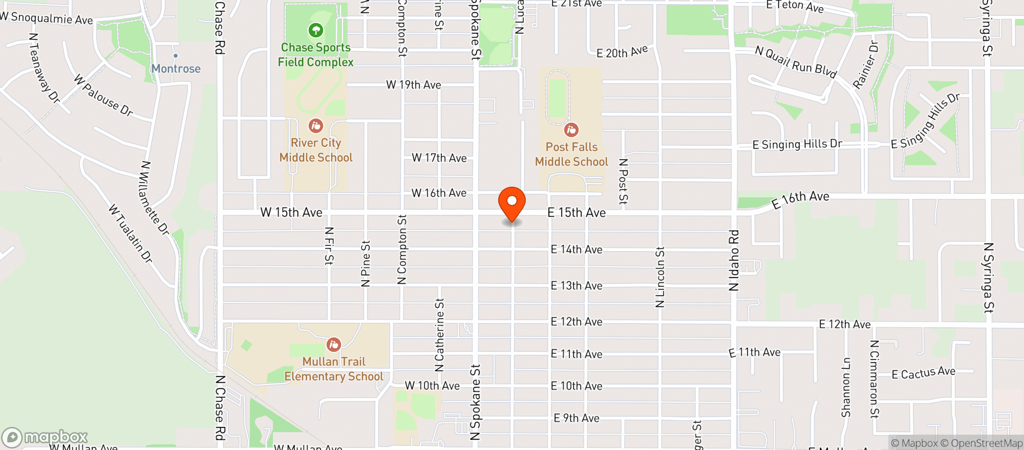 Map showing Local Market Chevron