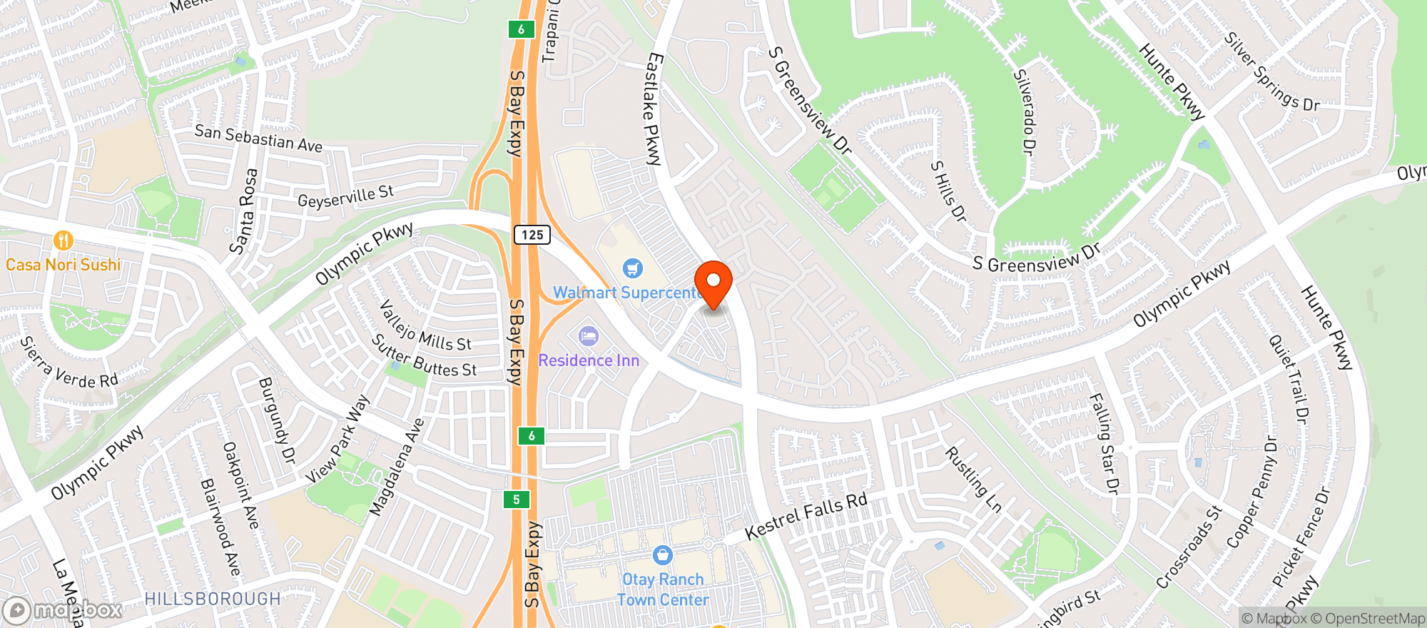 Map showing Walgreens #7867