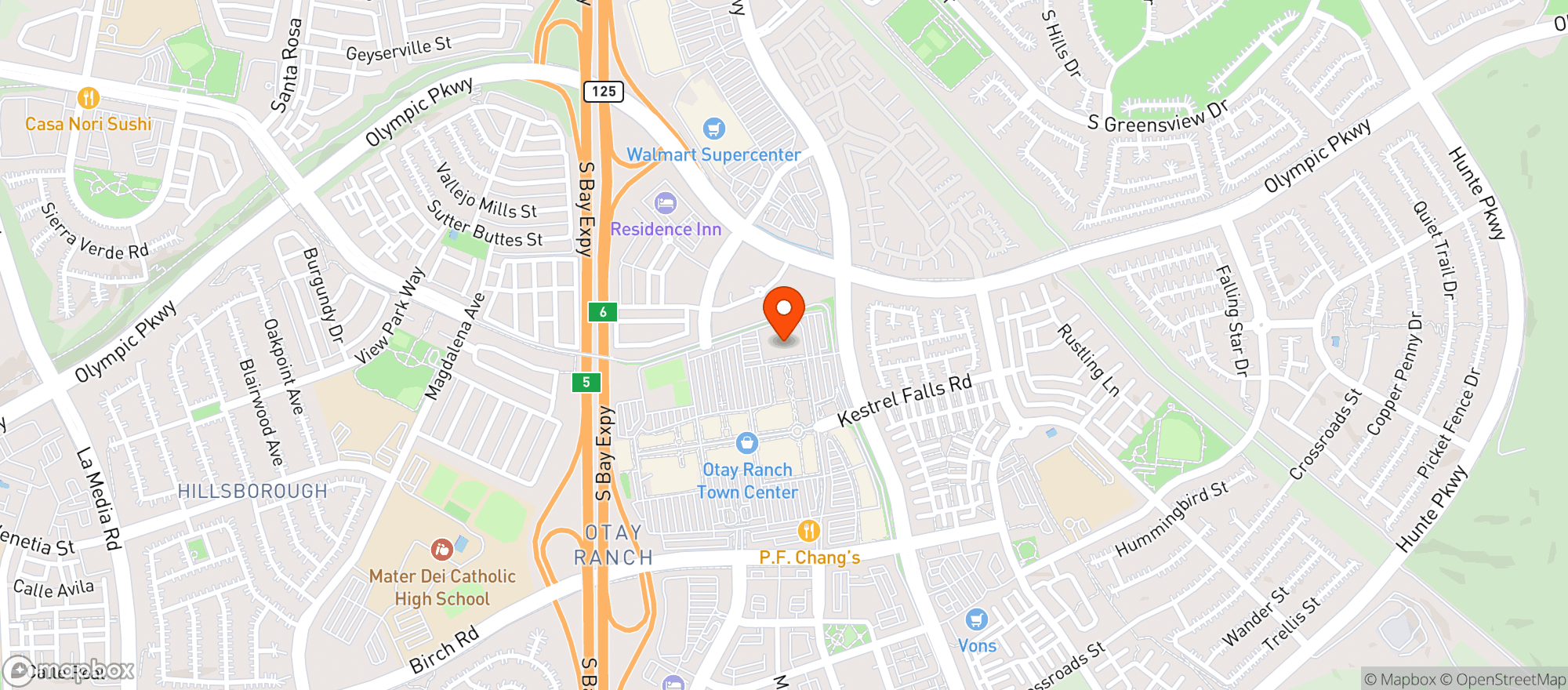 Map showing Amc Otay Ranch 12 #428