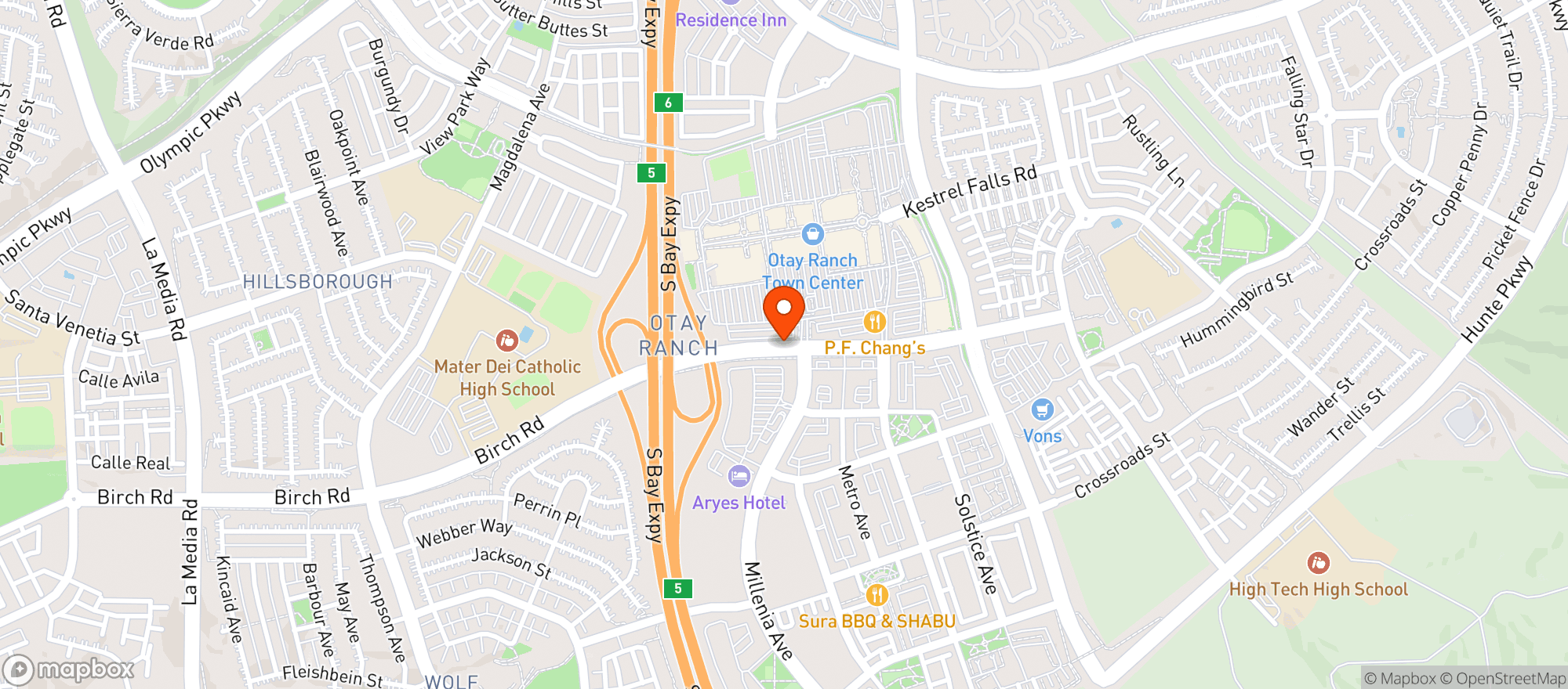 Map showing Gnc
