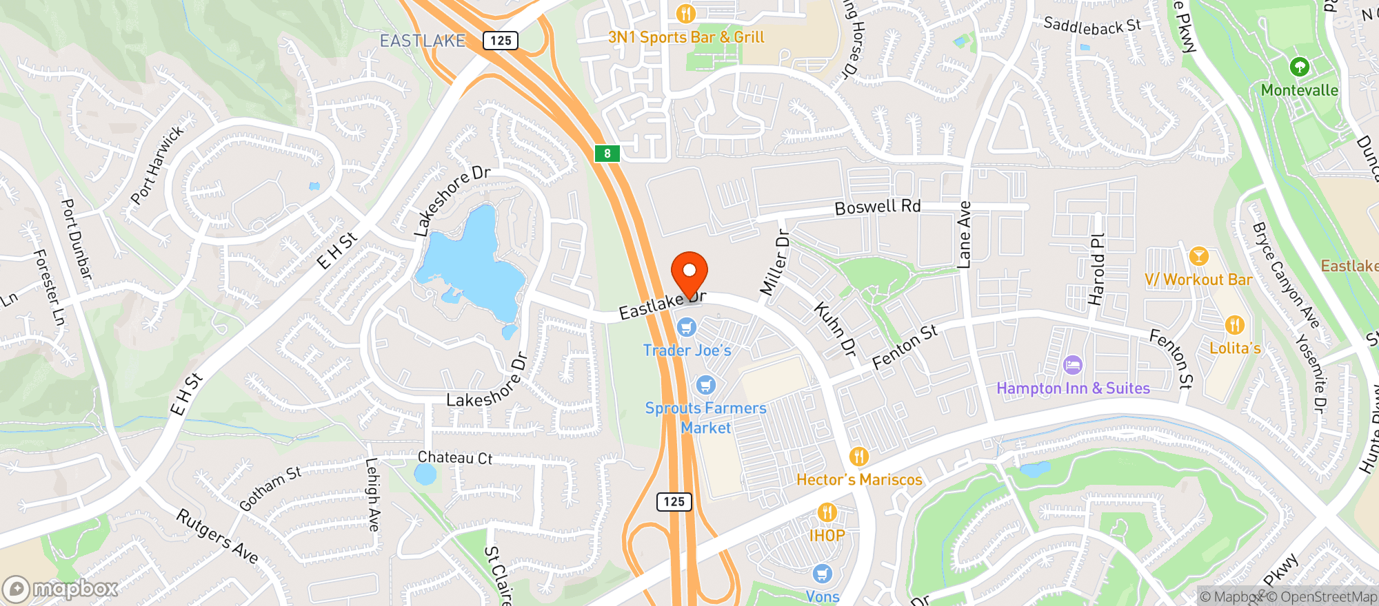 Map showing Sprouts Farmers Market