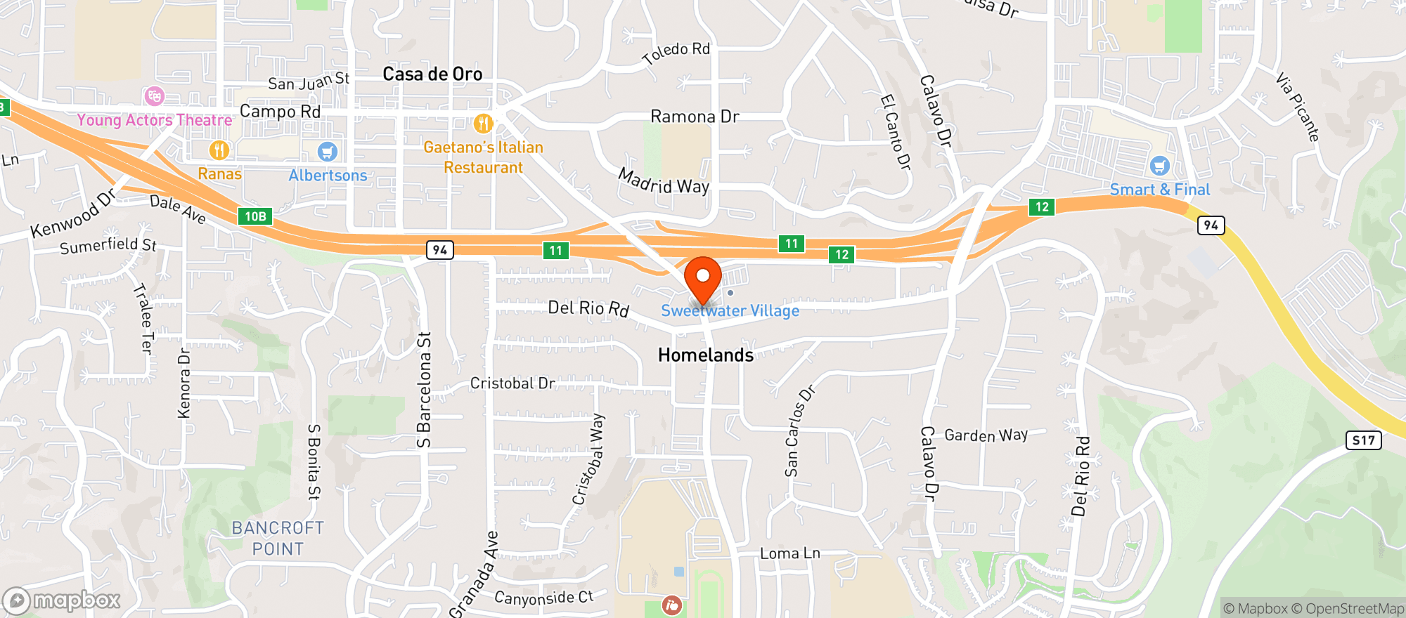 Map showing United Beverage & Spirits