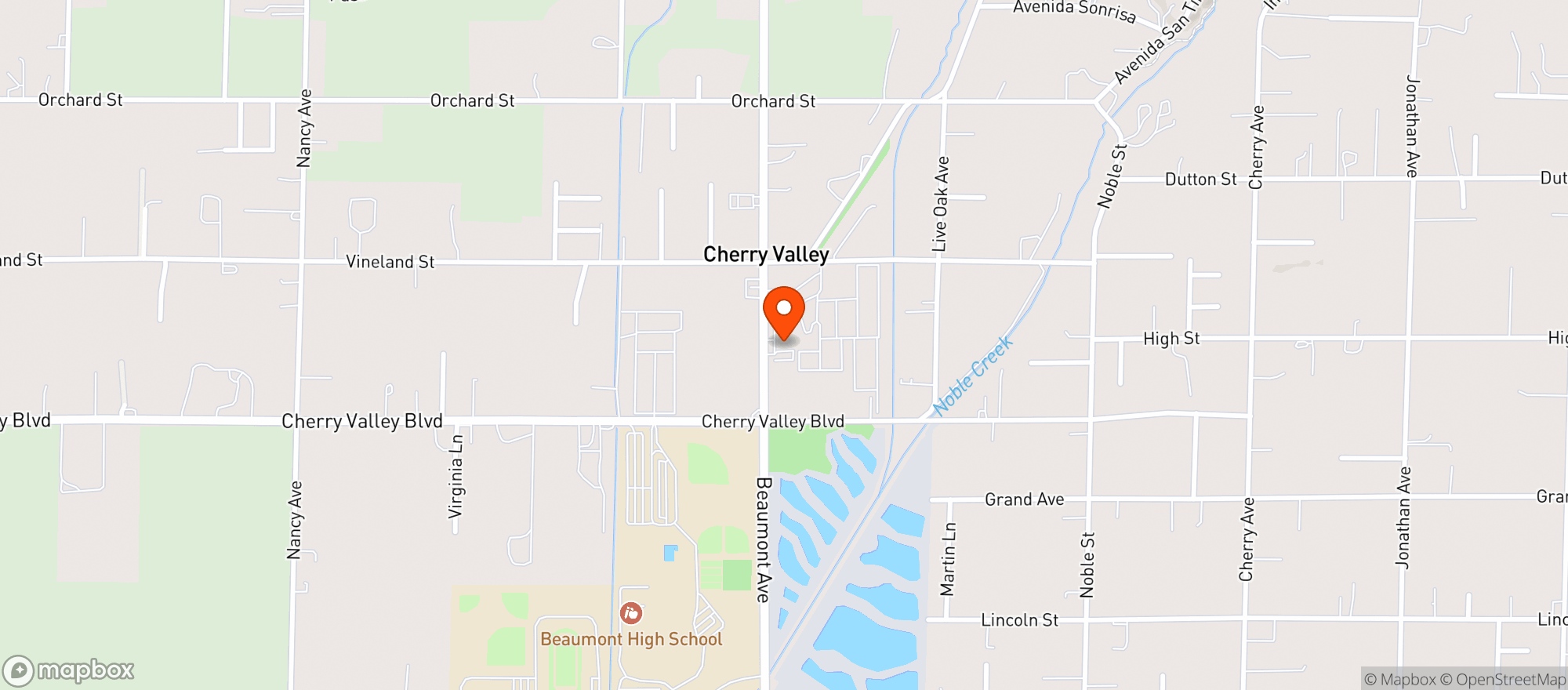 Map showing Antonious Pizza Plus