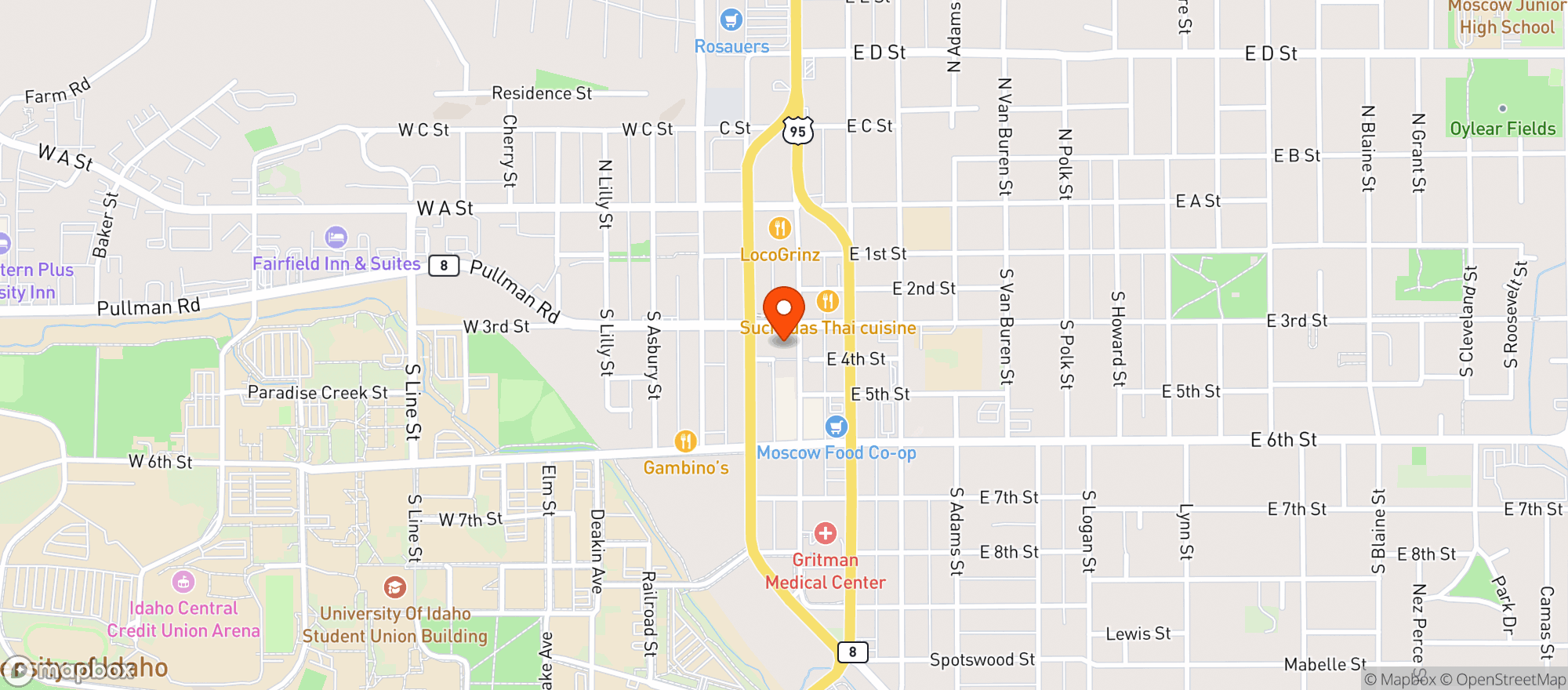 Map showing Garden Lounge