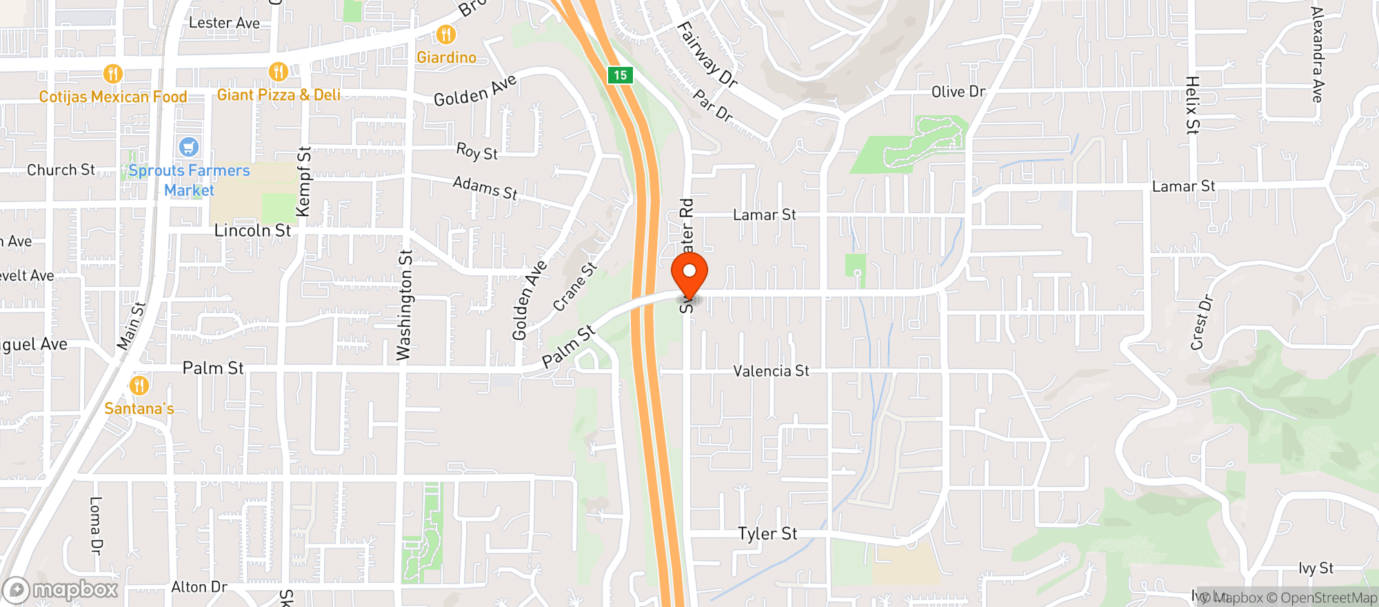 Map showing Sweetwater Gas