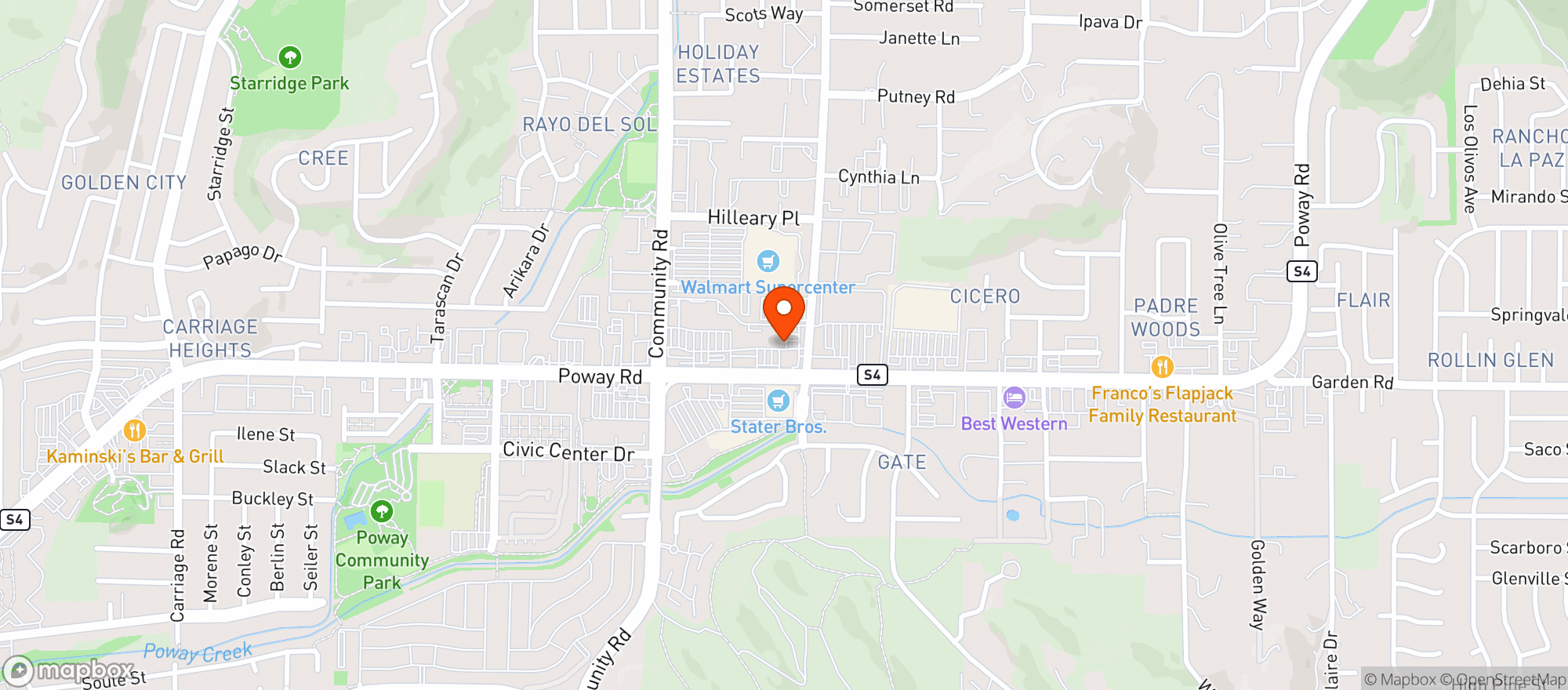 Map showing Sprouts Farmers Market