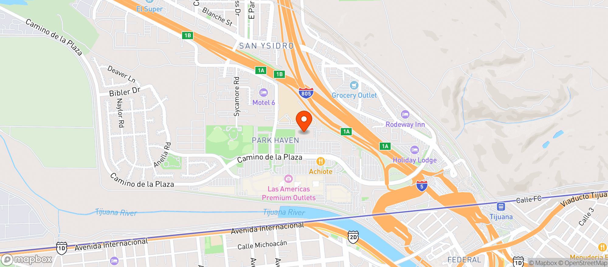 Map showing Gnc