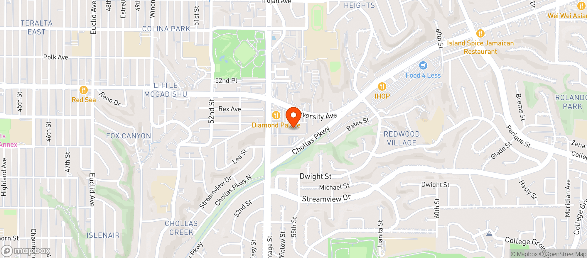 Map showing Northgate Market #36