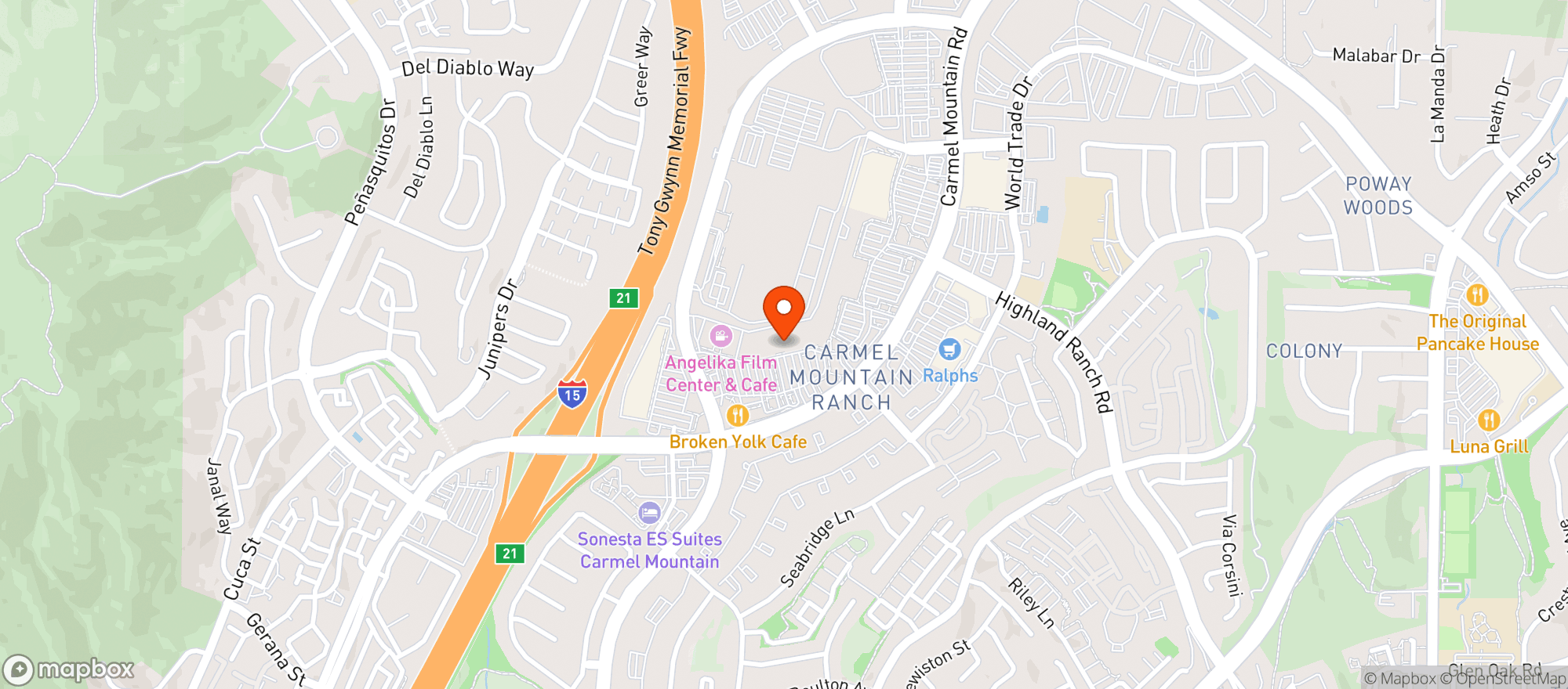 Map showing Sprouts Farmers Market