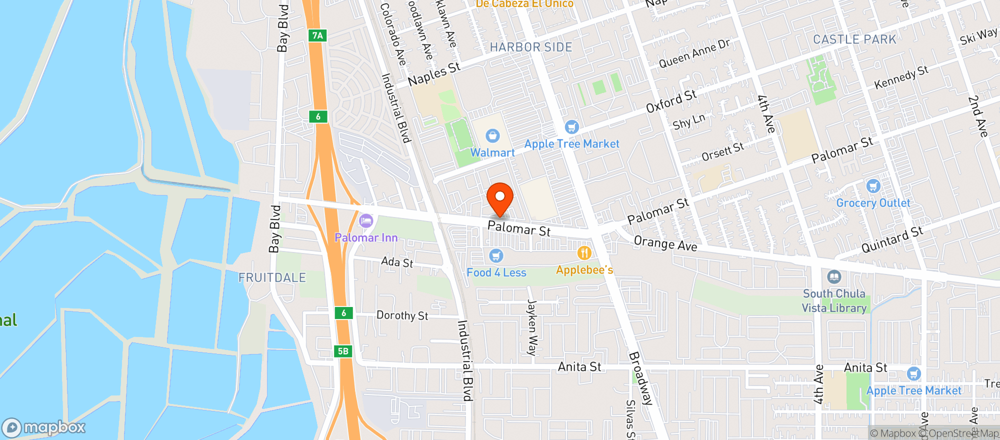 Map showing Gnc